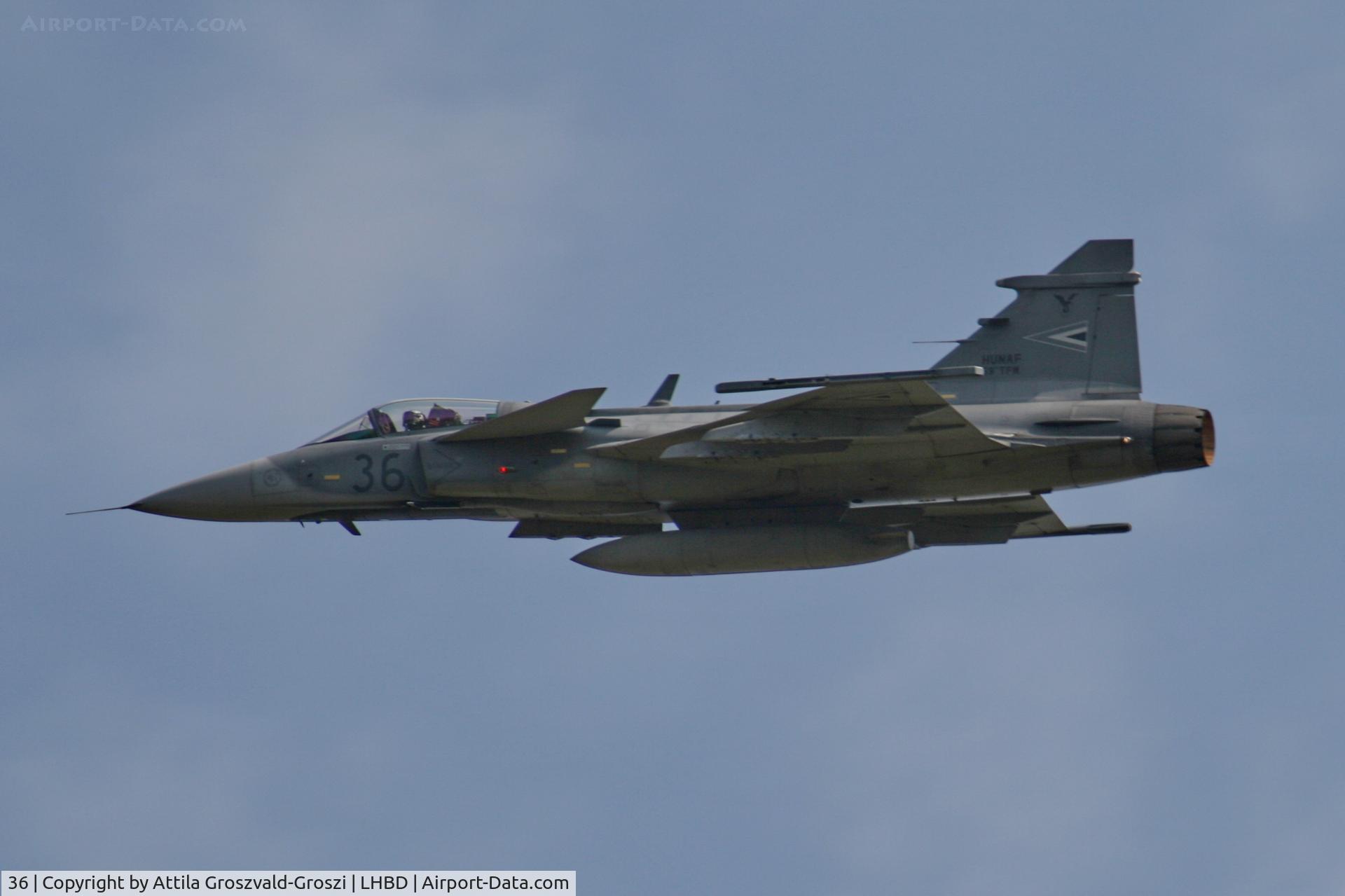 36, Saab JAS-39C Gripen C/N 39307, LHBD - Börgönd Airport-Airshow 2016, Hungary