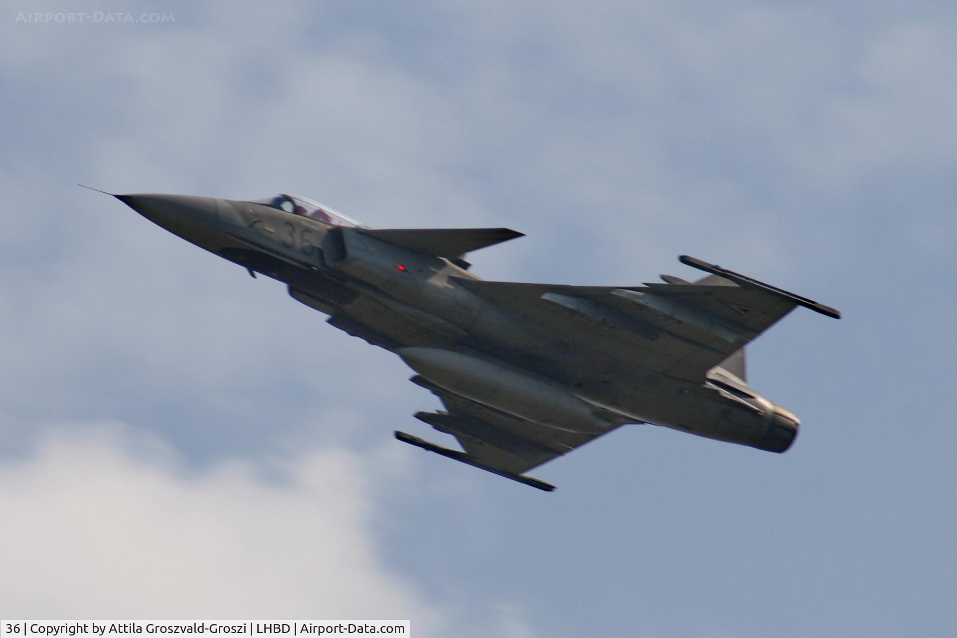 36, Saab JAS-39C Gripen C/N 39307, LHBD - Börgönd Airport-Airshow 2016, Hungary