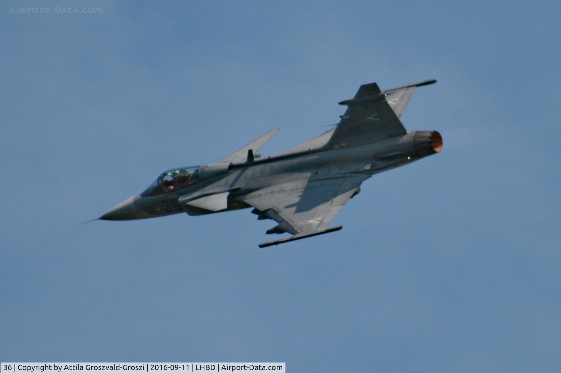 36, Saab JAS-39C Gripen C/N 39307, LHBD - Börgönd Airport-Airshow 2016, Hungary