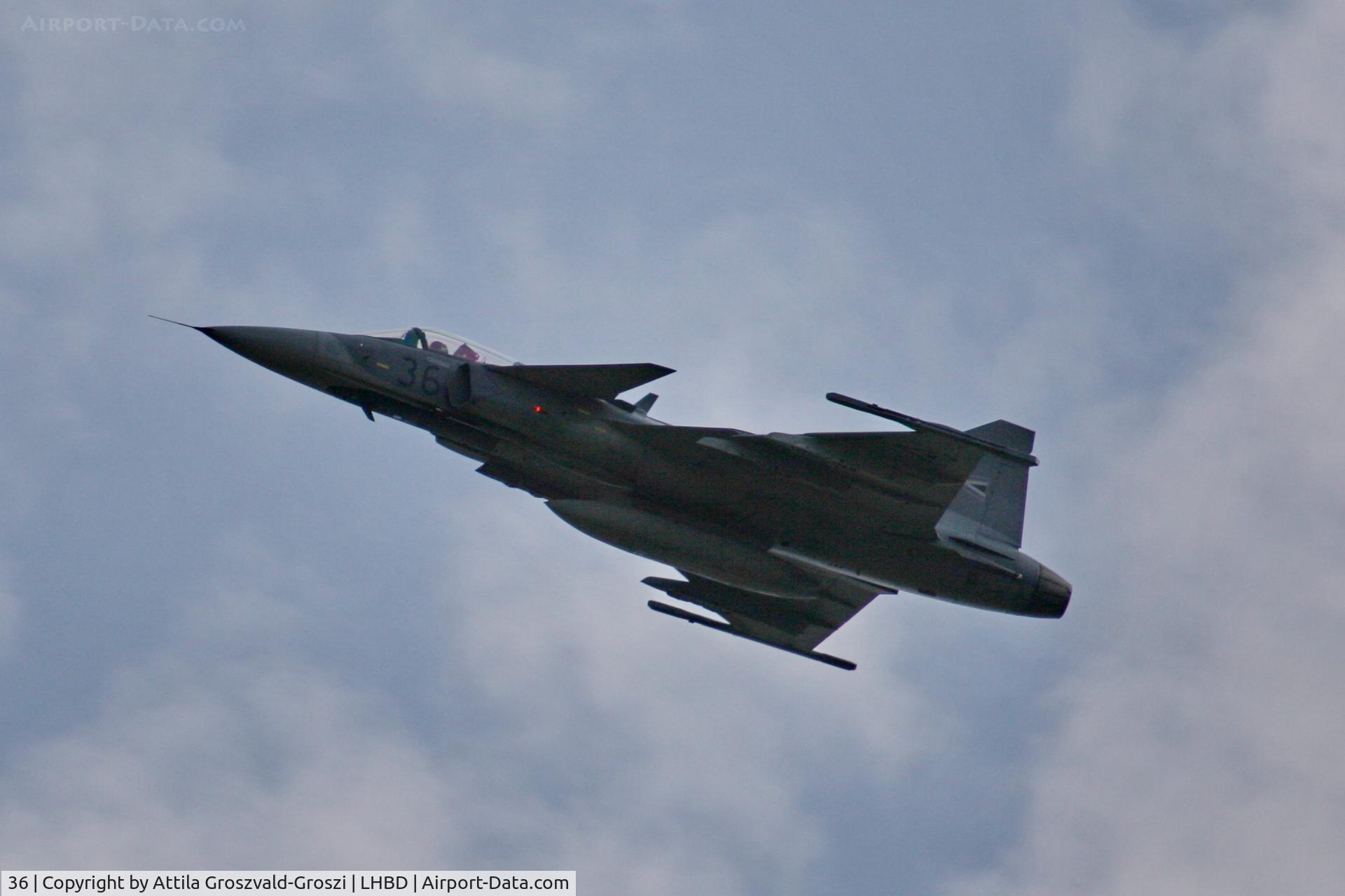36, Saab JAS-39C Gripen C/N 39307, LHBD - Börgönd Airport-Airshow 2016, Hungary