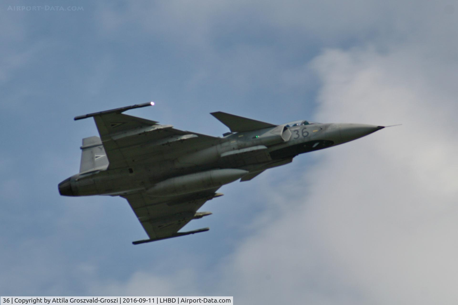 36, Saab JAS-39C Gripen C/N 39307, LHBD - Börgönd Airport-Airshow 2016, Hungary