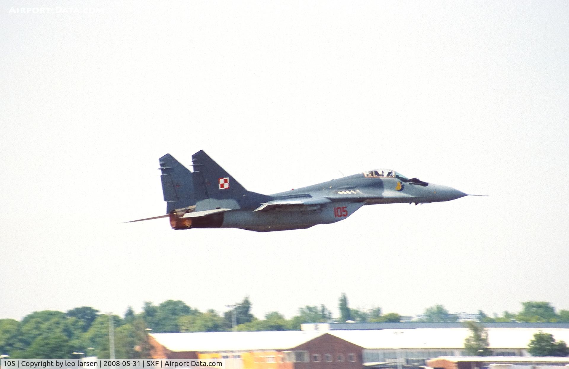 105, Mikoyan-Gurevich MiG-29A C/N 2960535105, Berlin ILA 31.5.2008