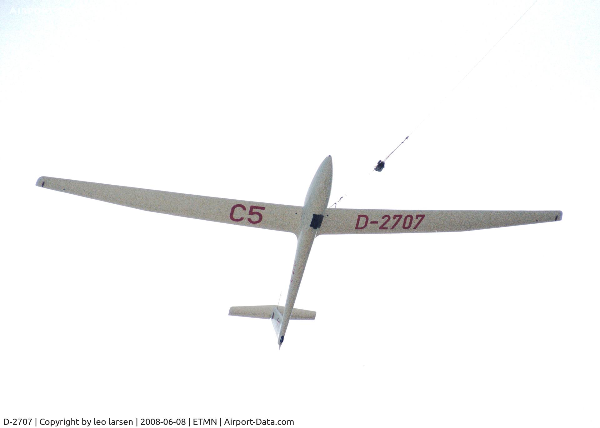 D-2707, Rolladen-Schneider LS-4 C/N 4297, Nordholz 8.6.2008