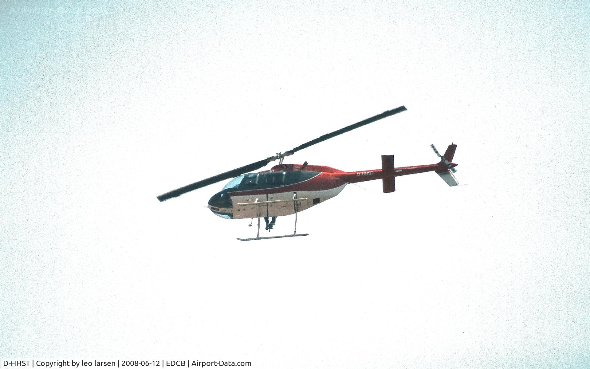D-HHST, 1982 Bell 206B C/N 3567, Ballenstedt 12.6.2008
