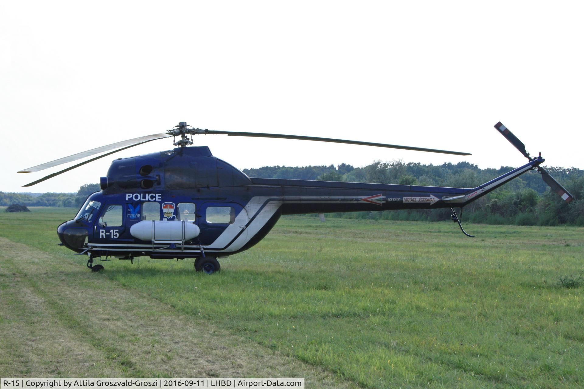 R-15, Mil (PZL-Swidnik) Mi-2 C/N 537201, LHBD - Börgönd Airport-Airshow 2016, Hungary