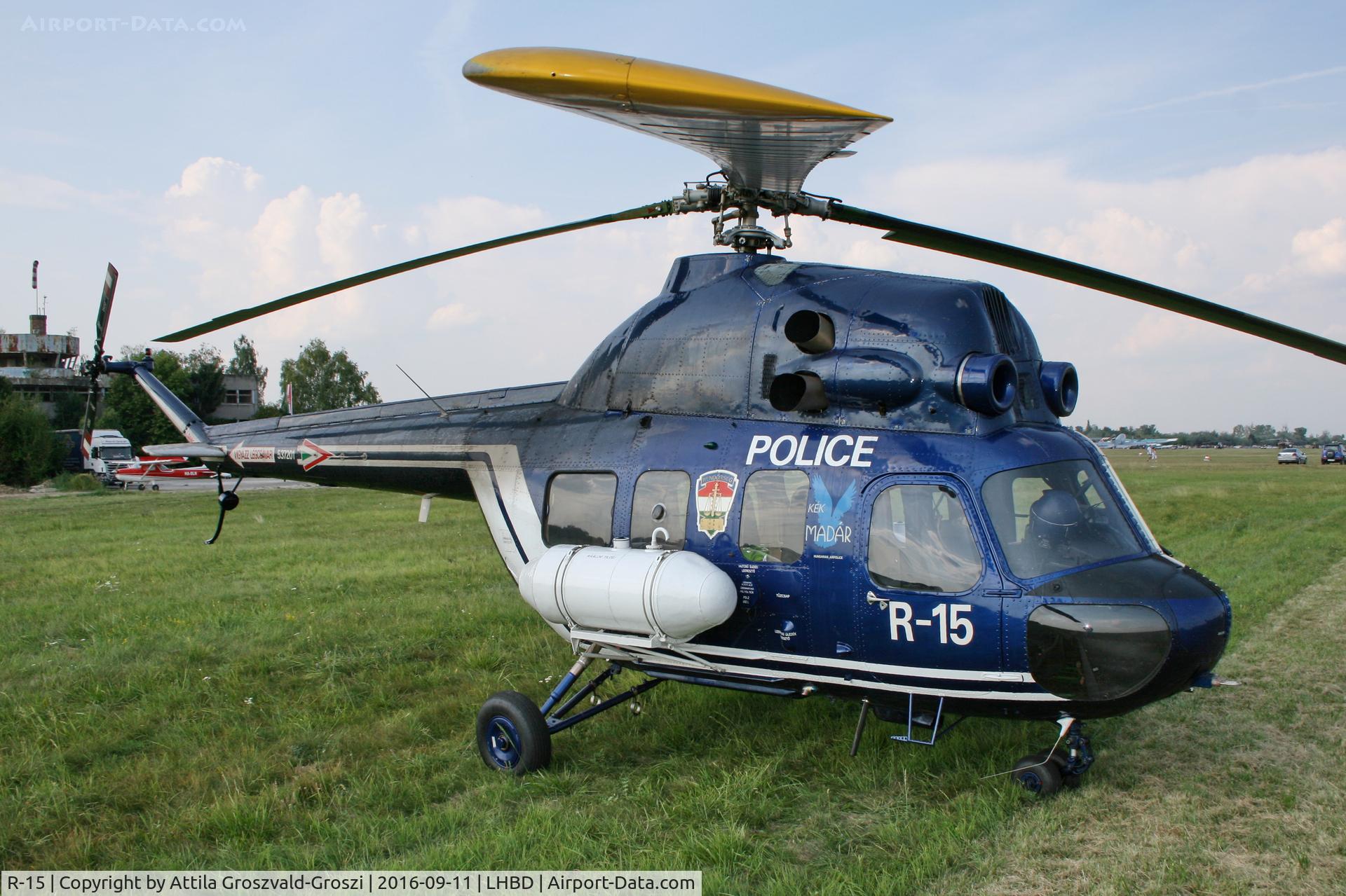 R-15, Mil (PZL-Swidnik) Mi-2 C/N 537201, LHBD - Börgönd Airport-Airshow 2016, Hungary