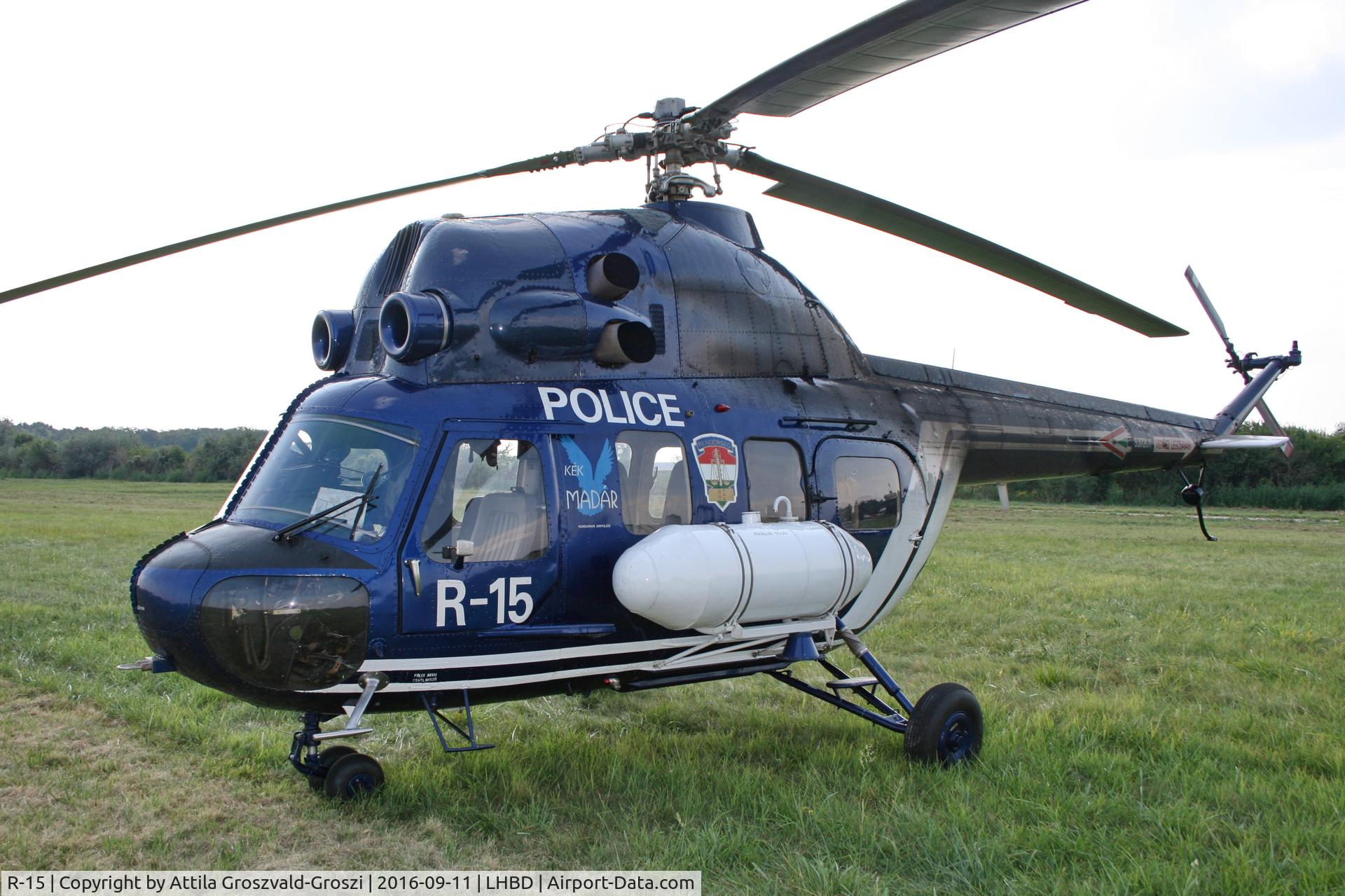 R-15, Mil (PZL-Swidnik) Mi-2 C/N 537201, LHBD - Börgönd Airport-Airshow 2016, Hungary