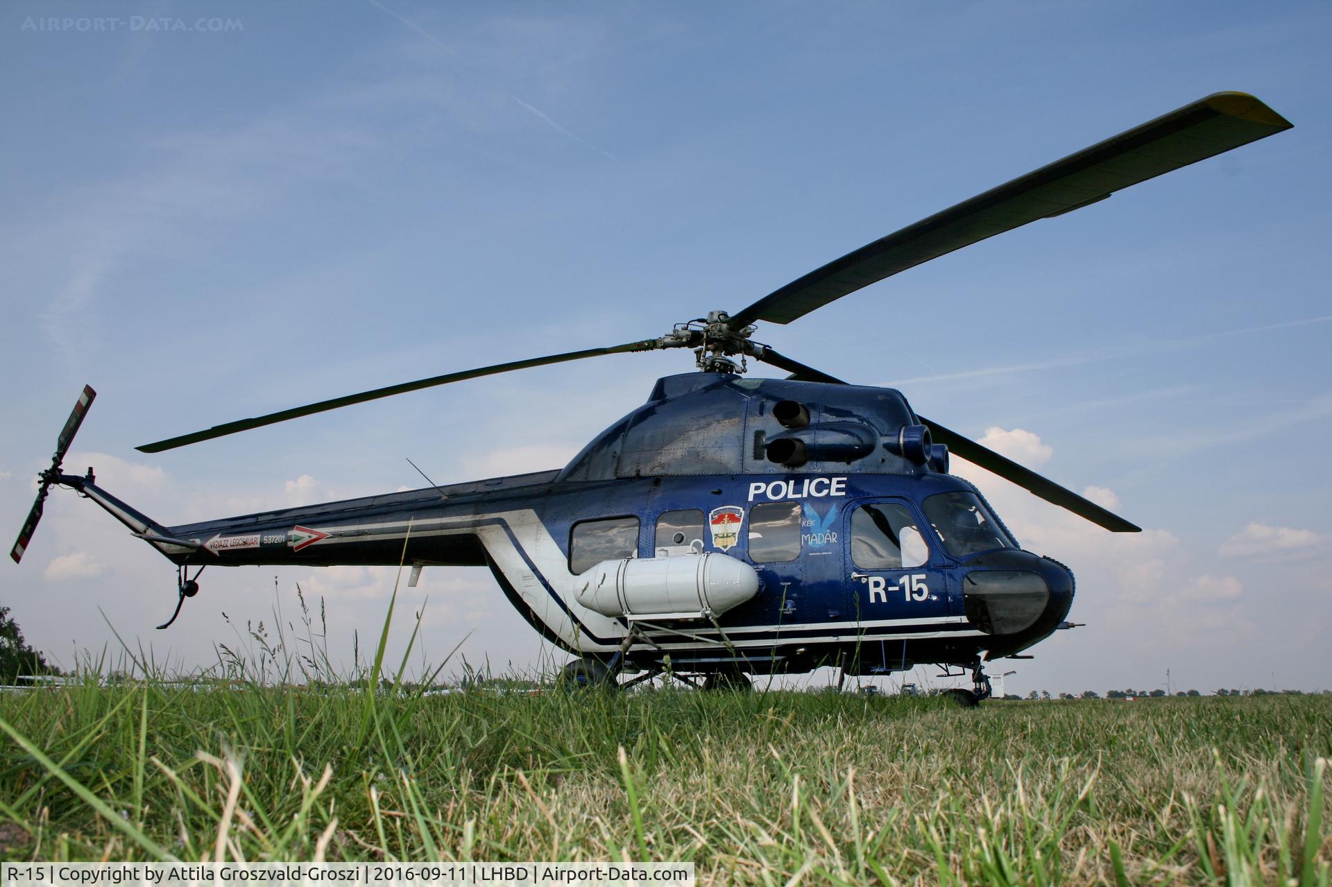 R-15, Mil (PZL-Swidnik) Mi-2 C/N 537201, LHBD - Börgönd Airport-Airshow 2016, Hungary