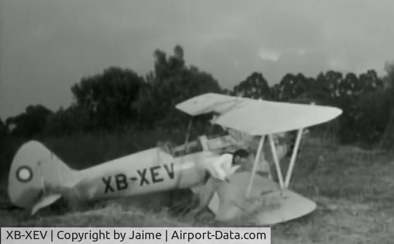 XB-XEV, 1943 Boeing E75(N2S-5) C/N 75-8061, Took it directly from a computer screen while watch a black and white 1957 mexican movie named 