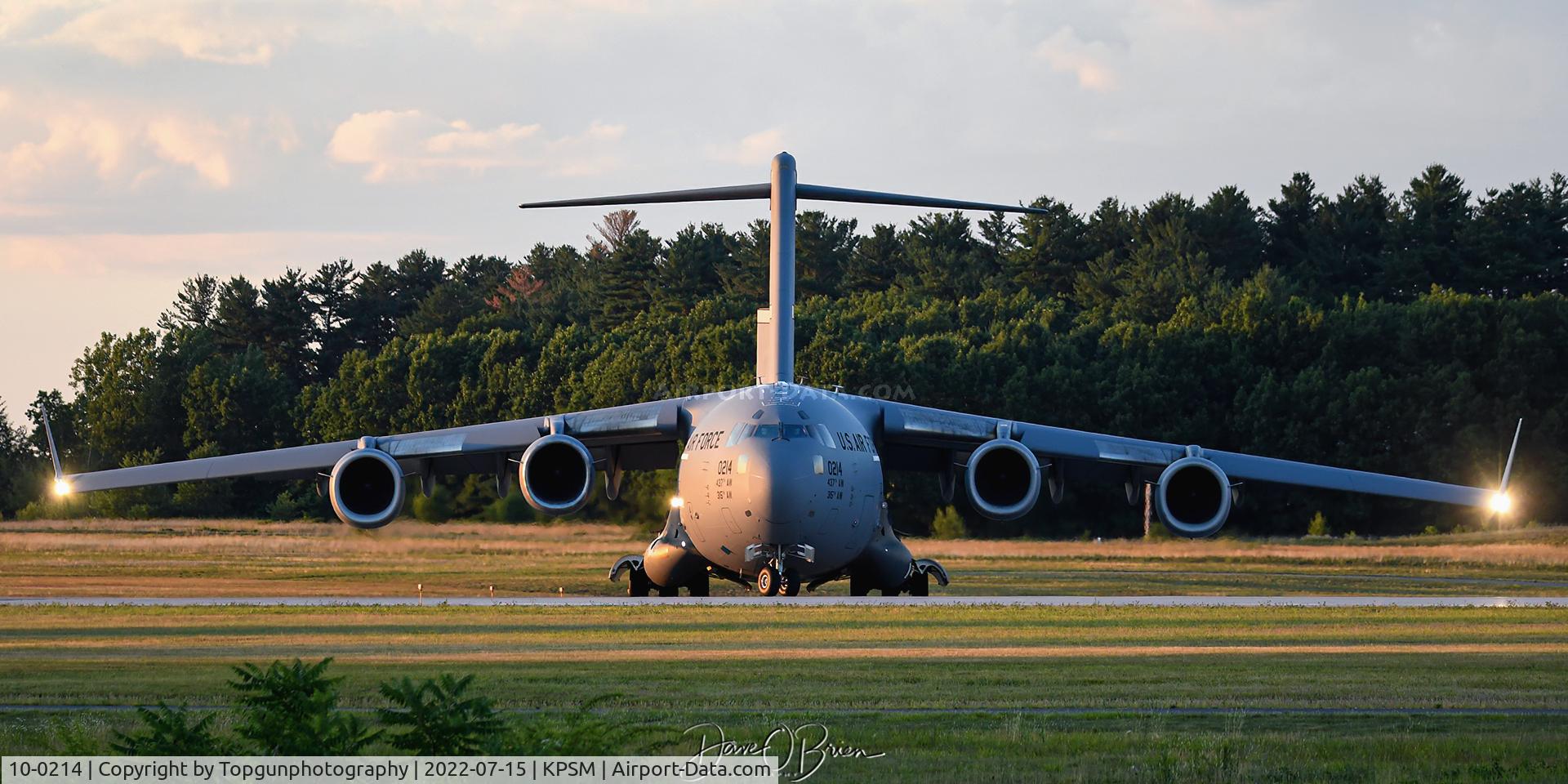 10-0214, 2010 Boeing C-17A Globemaster III C/N 50243, REACH817 taking RW16