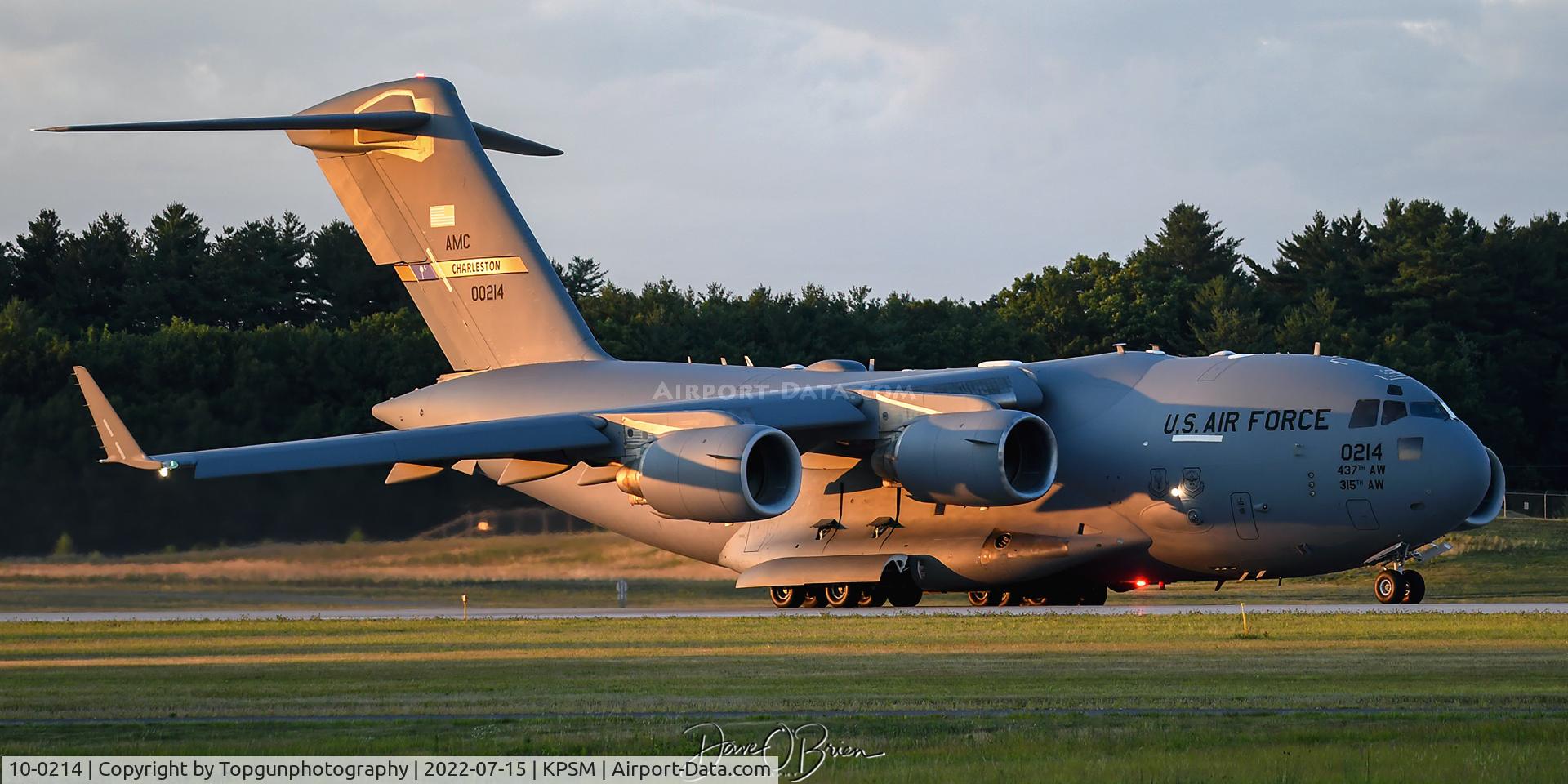 10-0214, 2010 Boeing C-17A Globemaster III C/N 50243, Heading back to Charleston