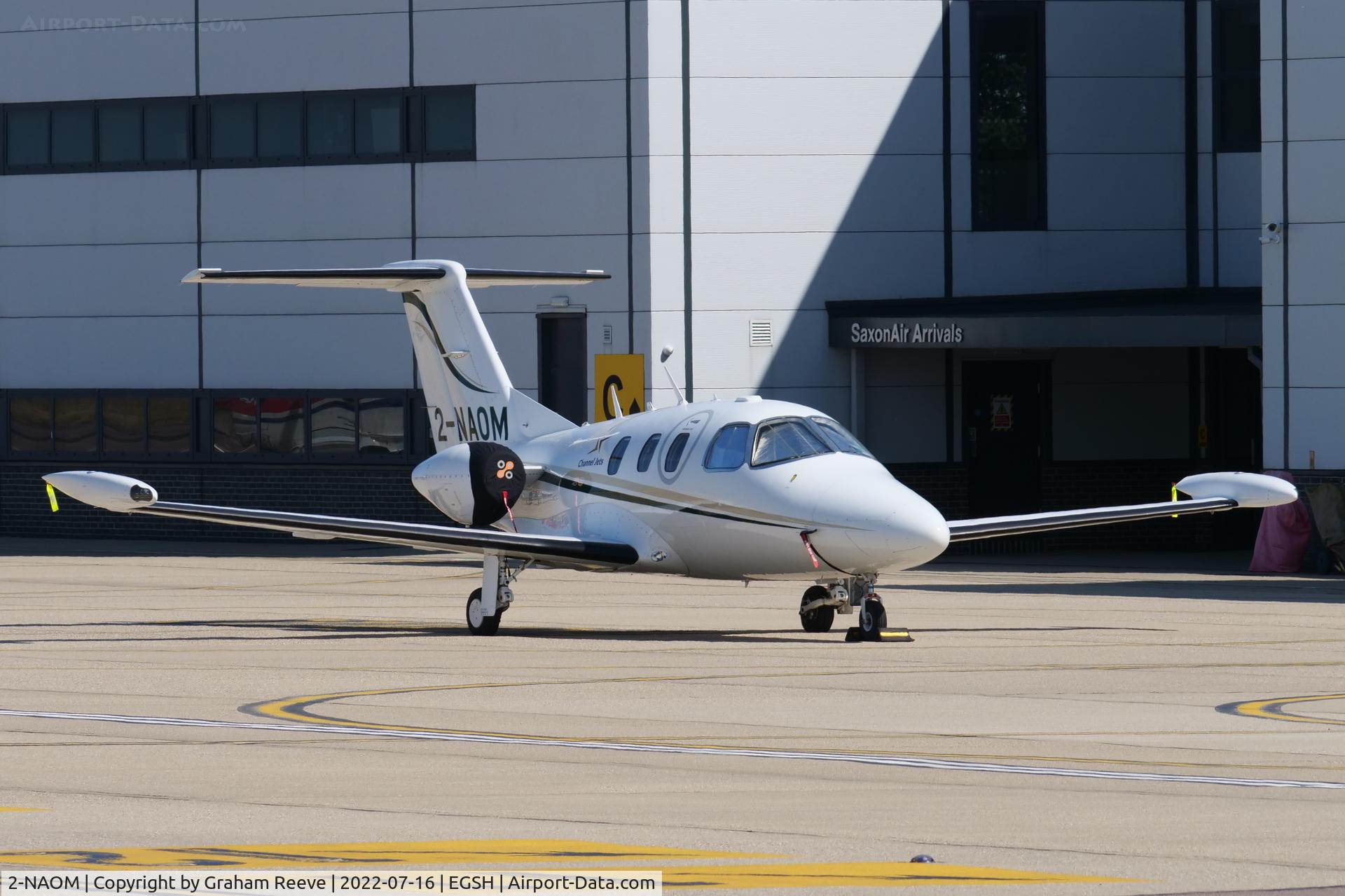 2-NAOM, Eclipse Aviation Corp EA550 C/N 000230, Parked at Norwich.