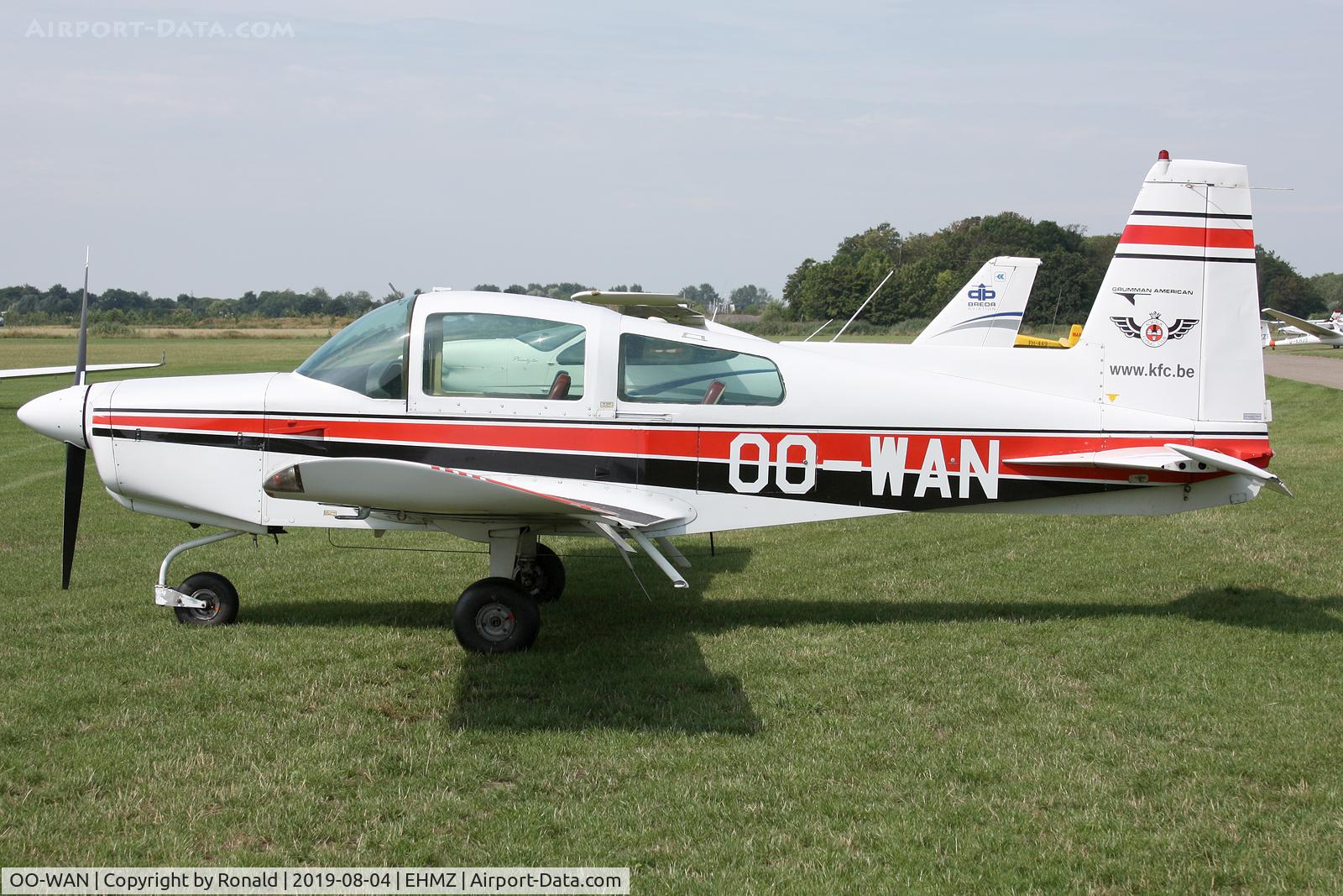 OO-WAN, 1974 Grumman American AA-5 Traveler C/N AA5-0517, at ehmz
