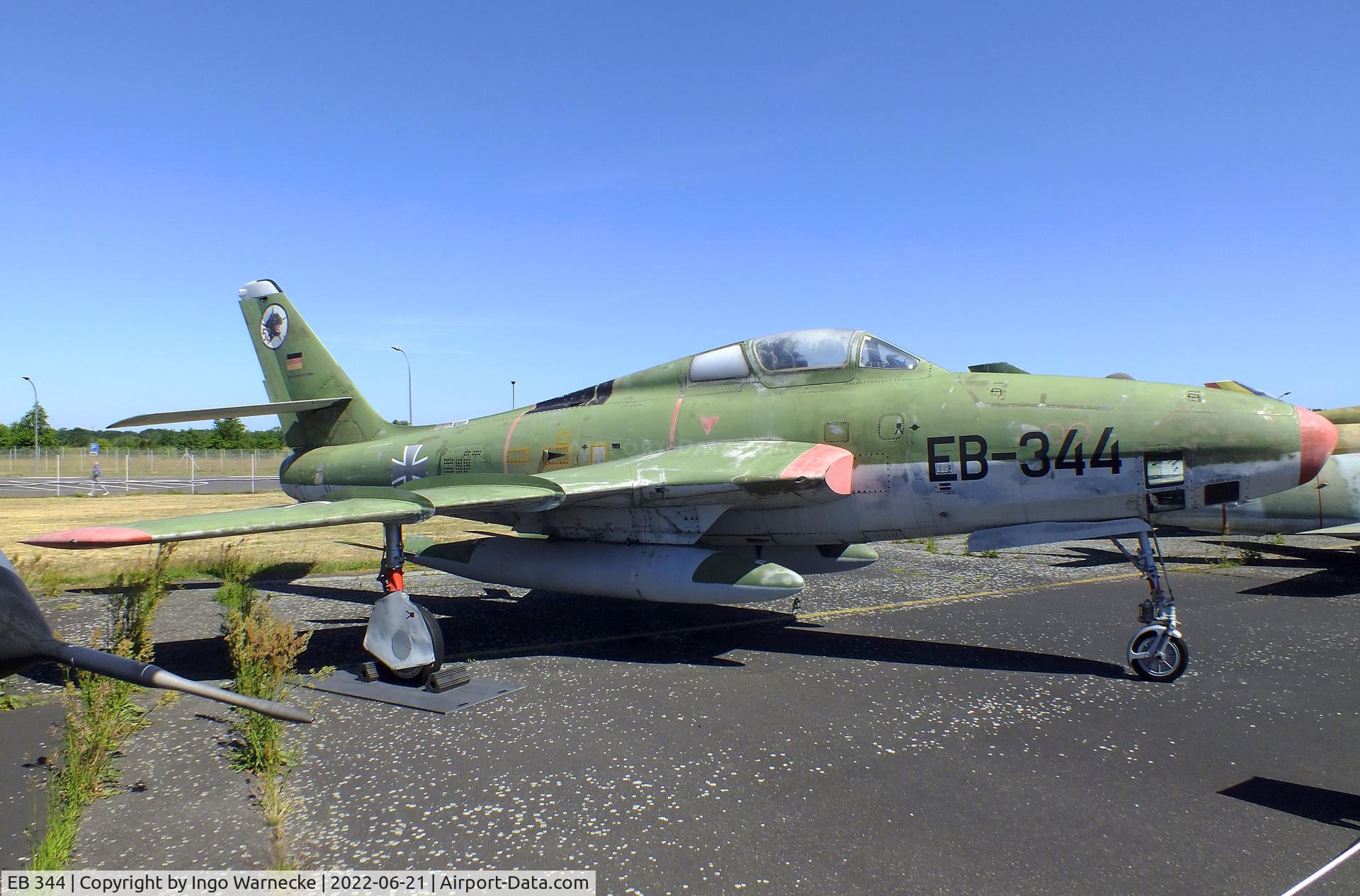EB 344, 1955 Republic RF-84F Thunderflash C/N 52-7346, Republic RF-84F Thunderflash at the MHM Berlin-Gatow (aka Luftwaffenmuseum, German Air Force Museum)