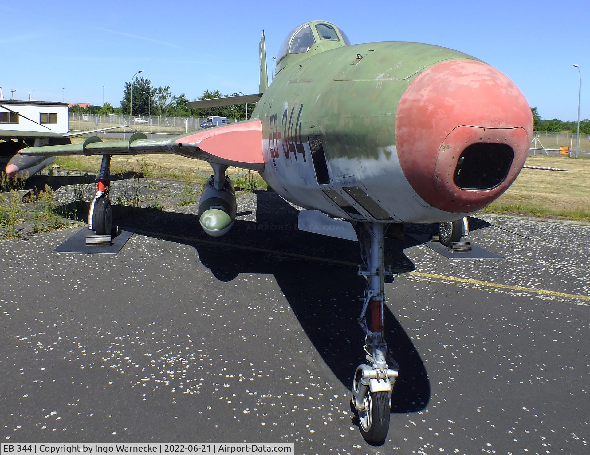 EB 344, 1955 Republic RF-84F Thunderflash C/N 52-7346, Republic RF-84F Thunderflash at the MHM Berlin-Gatow (aka Luftwaffenmuseum, German Air Force Museum)