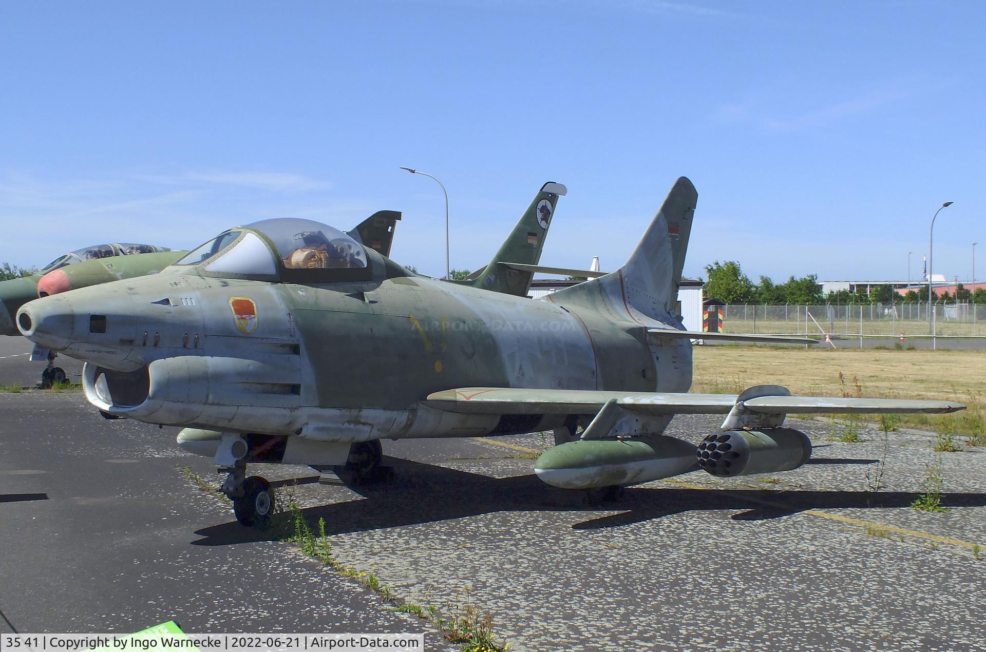 35 41, Fiat G-91R/4 C/N 113, FIAT G.91R/4 at the MHM Berlin-Gatow (aka Luftwaffenmuseum, German Air Force Museum)