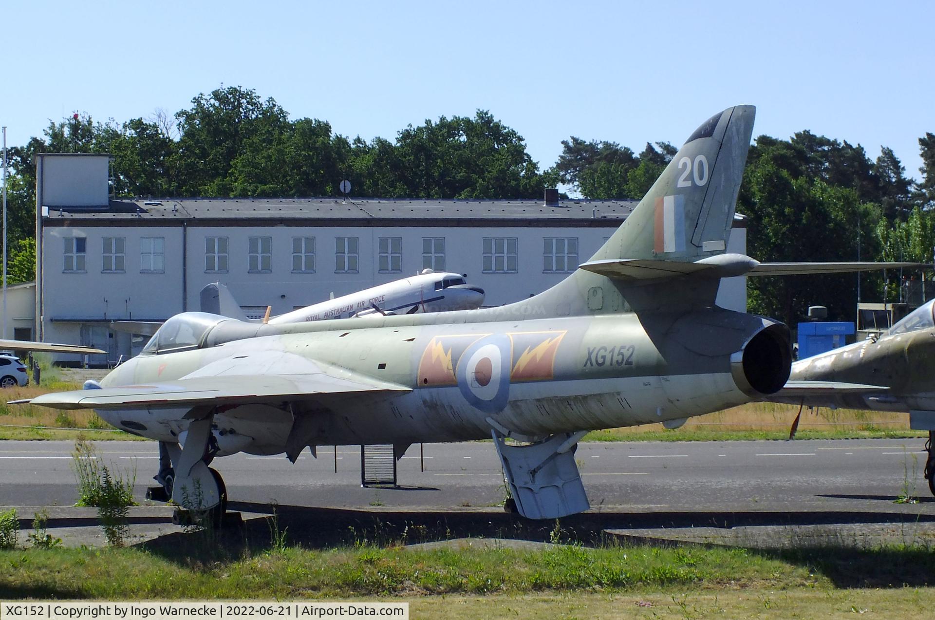 XG152, 1956 Hawker Hunter F.6 C/N S4/U/3385, Hawker Hunter F6 at the MHM Berlin-Gatow (aka Luftwaffenmuseum, German Air Force Museum)