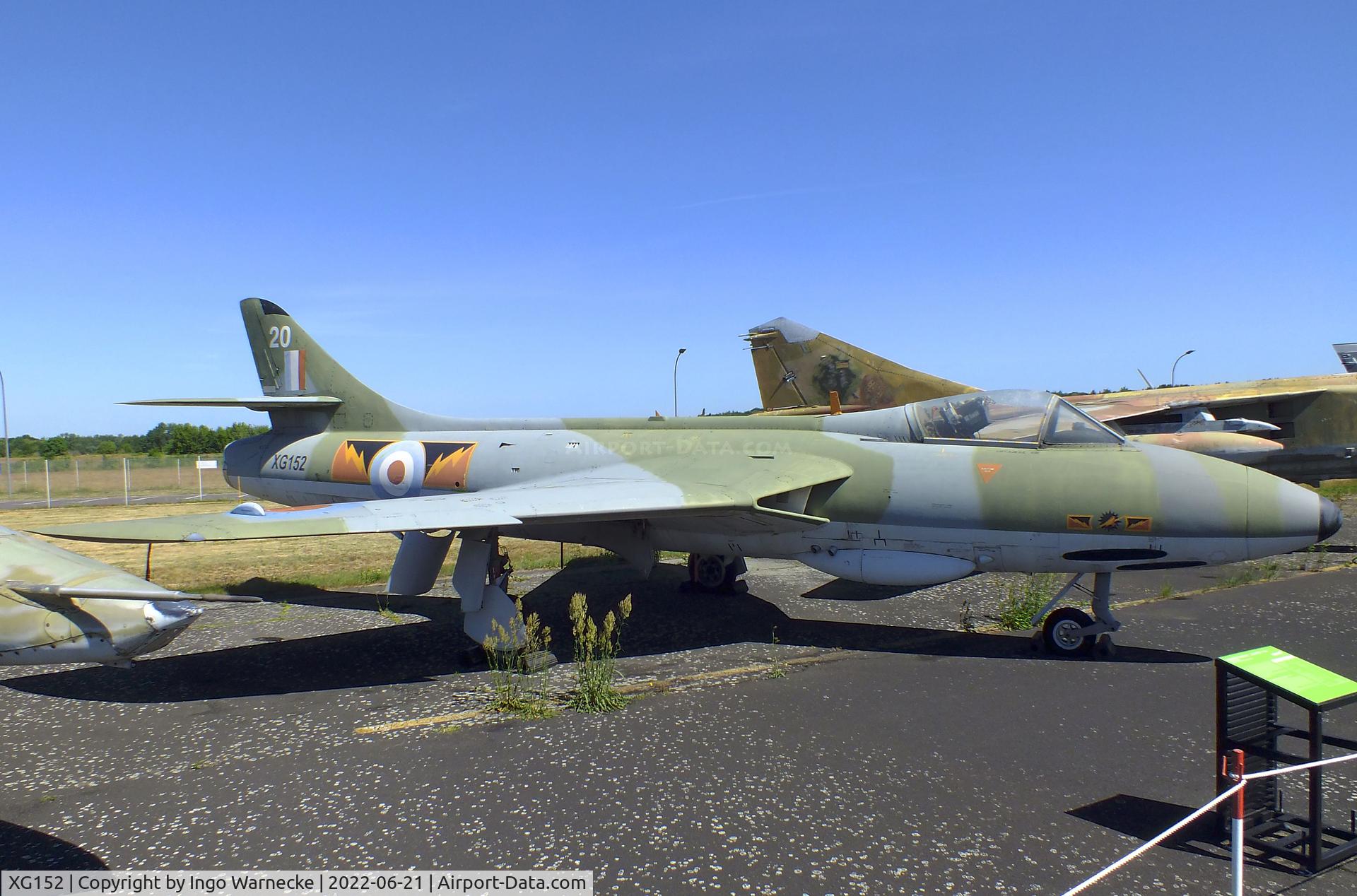 XG152, 1956 Hawker Hunter F.6 C/N S4/U/3385, Hawker Hunter F6 at the MHM Berlin-Gatow (aka Luftwaffenmuseum, German Air Force Museum)