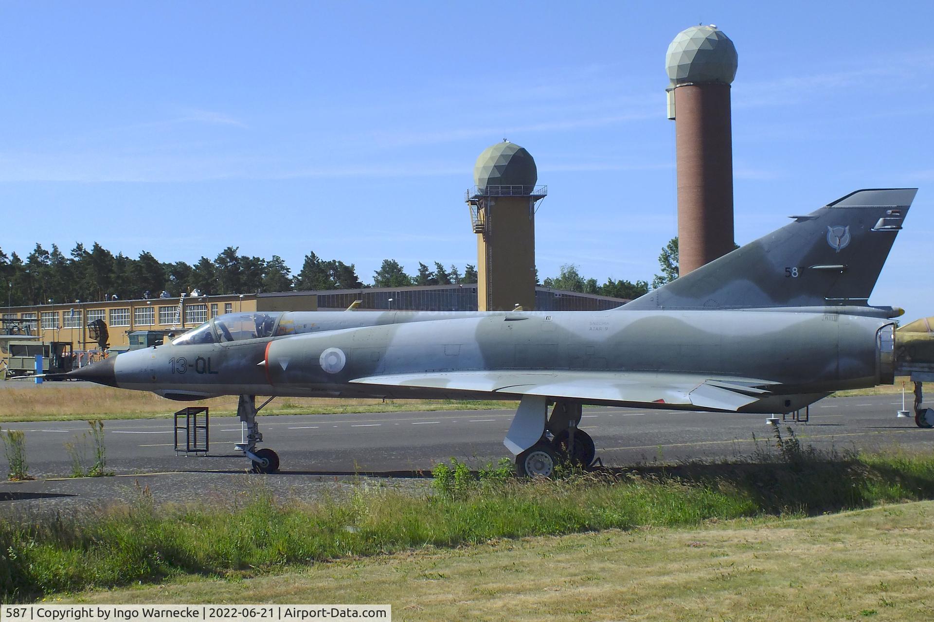 587, Dassault Mirage IIIE C/N 587, Dassault Mirage III E at the MHM Berlin-Gatow (aka Luftwaffenmuseum, German Air Force Museum)