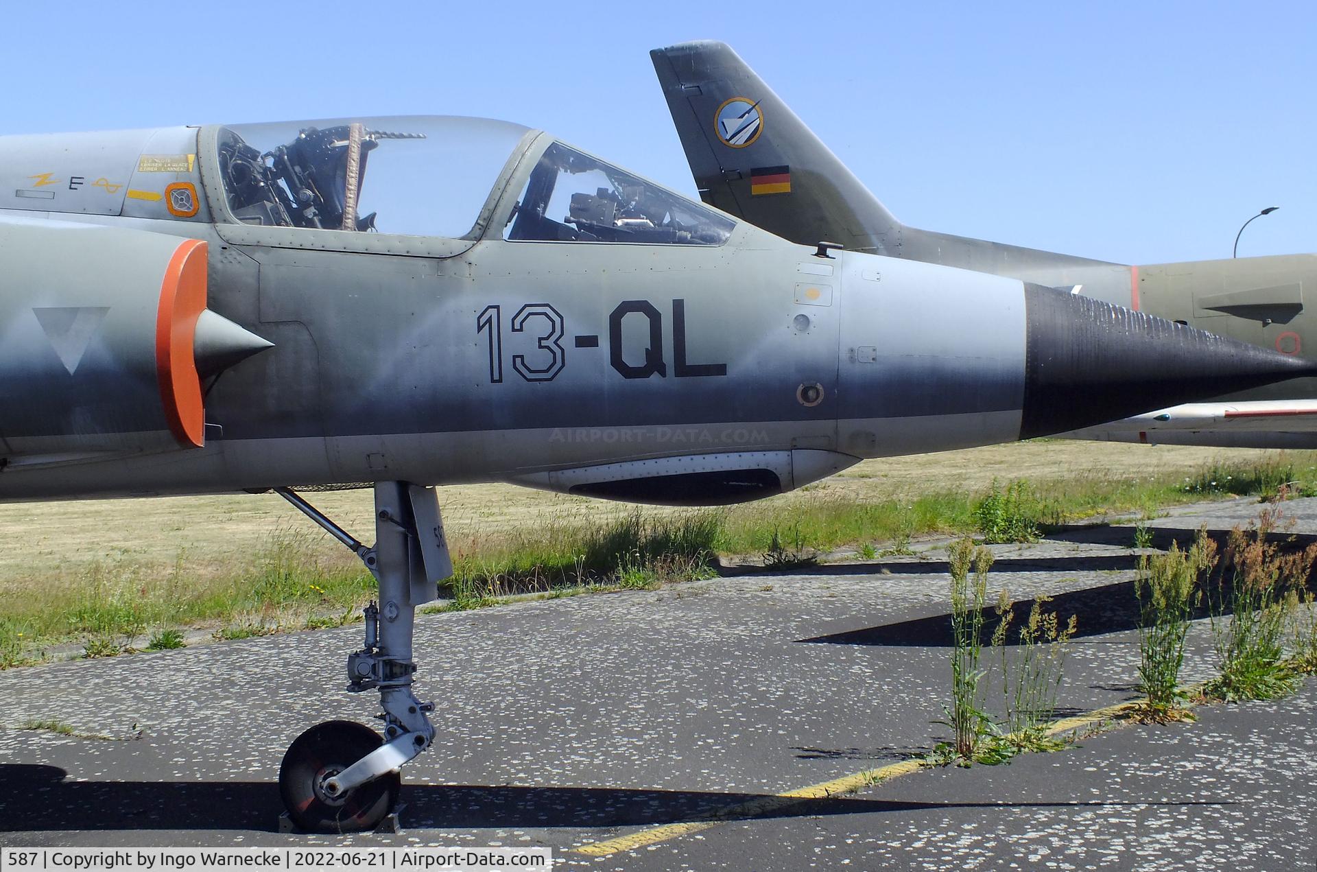 587, Dassault Mirage IIIE C/N 587, Dassault Mirage III E at the MHM Berlin-Gatow (aka Luftwaffenmuseum, German Air Force Museum)