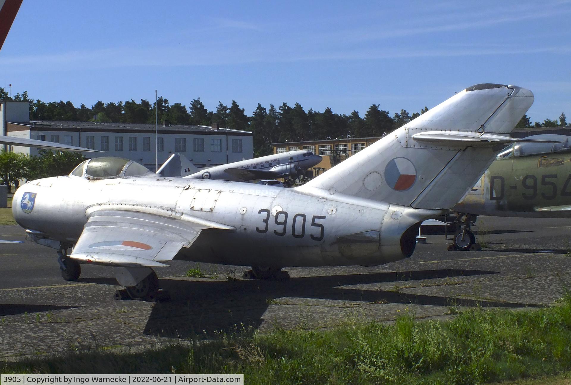 3905, Aero S-102 (MiG-15bis) C/N 623905, Aero S-102 (MiG-15bis) FAGOT at the MHM Berlin-Gatow (aka Luftwaffenmuseum, German Air Force Museum)