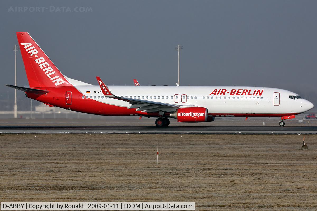 D-ABBY, 2007 Boeing 737-86J C/N 34970, at muc