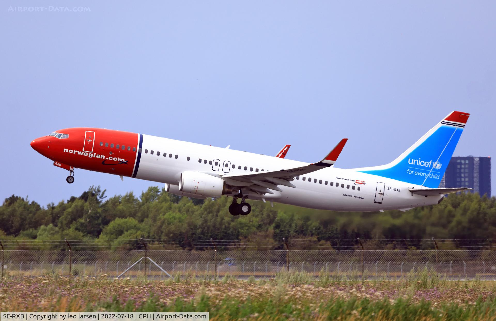 SE-RXB, 2010 Boeing 737-84P C/N 36781, Copenhagen 18.7.2022