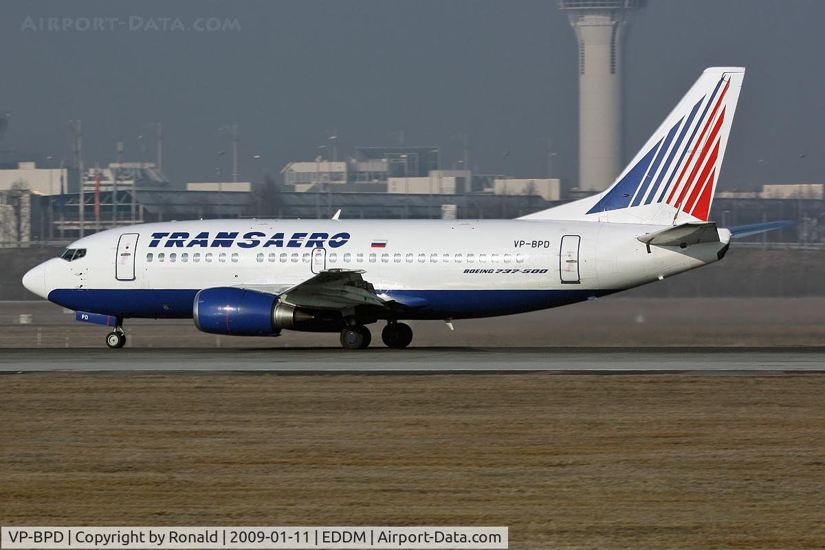 VP-BPD, 1991 Boeing 737-5K5 C/N 25062, at muc