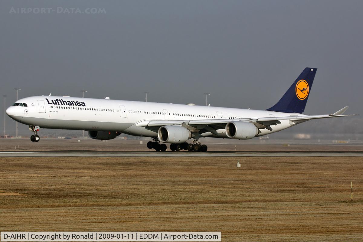 D-AIHR, 2007 Airbus A340-642 C/N 794, at muc