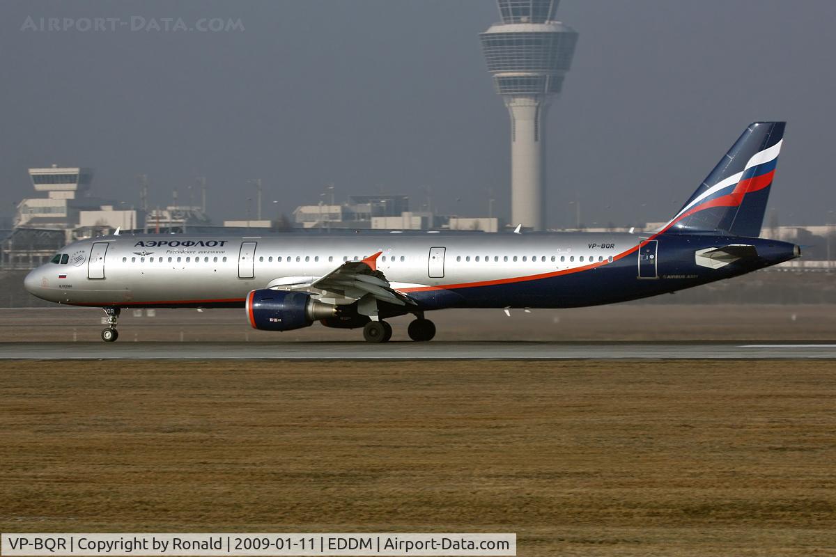 VP-BQR, 2006 Airbus A321-211 C/N 2903, at muc
