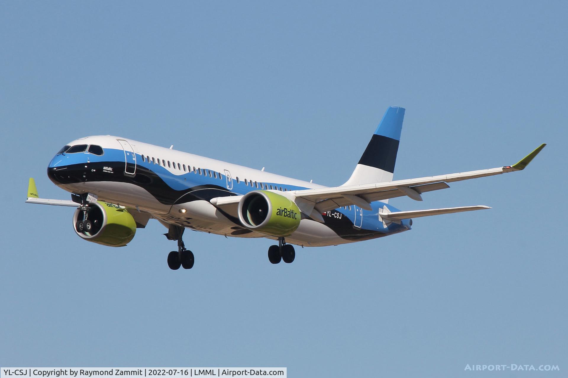 YL-CSJ, 2018 Bombardier CSeries CS300 (BD-500-1A11) C/N 55038, A220 YL-CSJ Air Baltic in Baltic Special colours