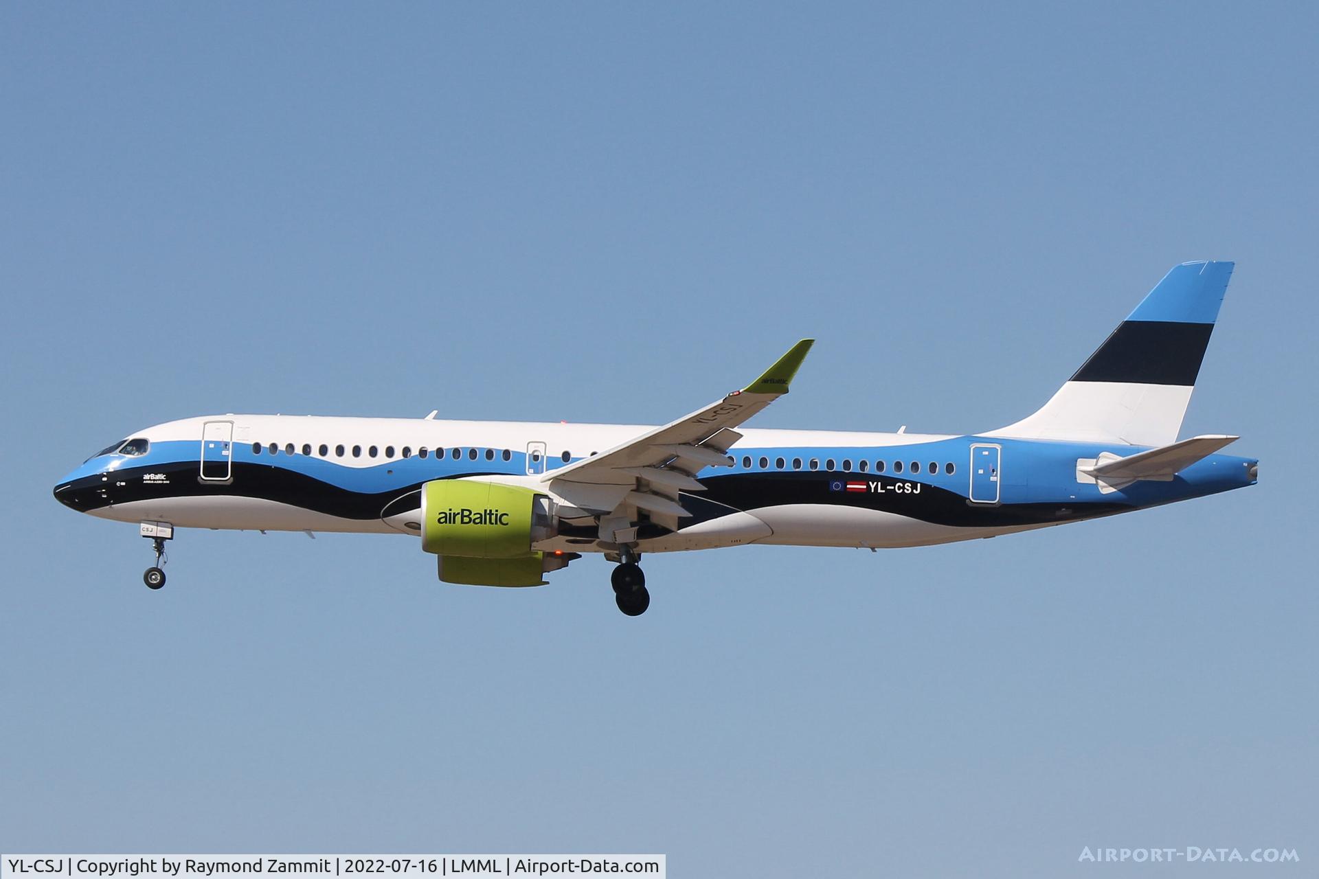 YL-CSJ, 2018 Bombardier CSeries CS300 (BD-500-1A11) C/N 55038, A220 YL-CSJ in Air Baltic Special colours