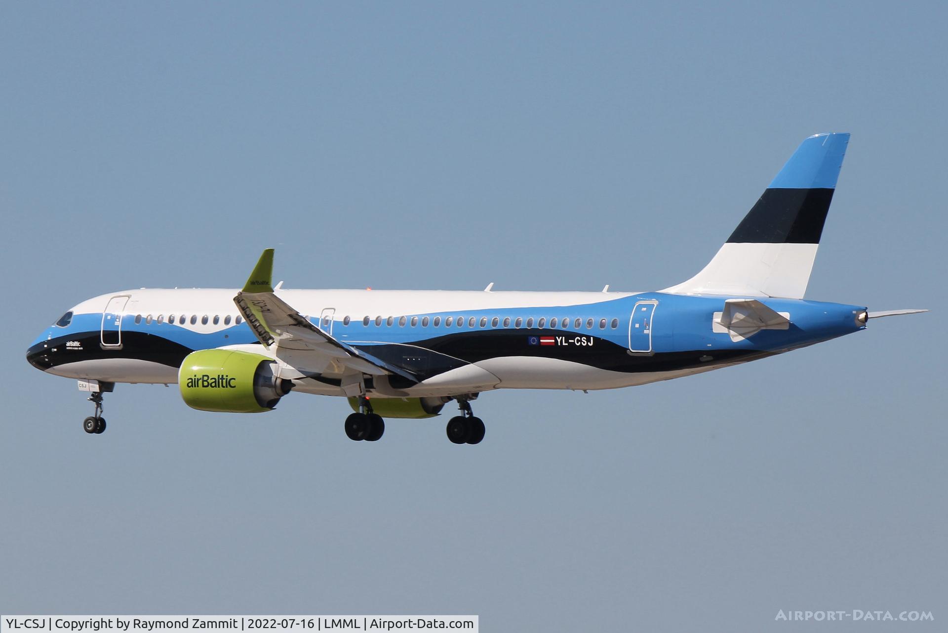 YL-CSJ, 2018 Bombardier CSeries CS300 (BD-500-1A11) C/N 55038, A220 YL-CSJ Air Baltic