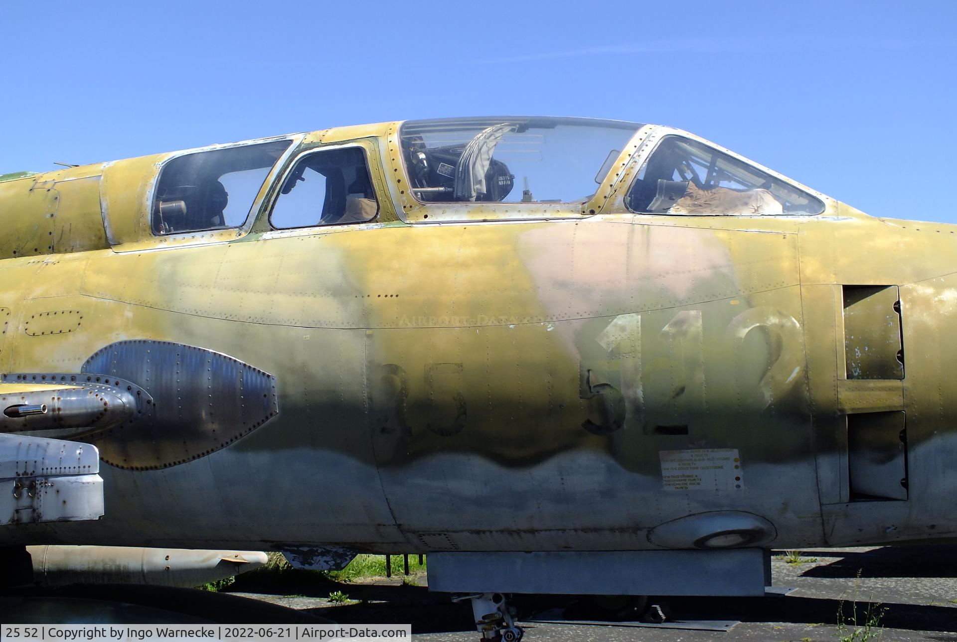 25 52, Sukhoi Su-22UM-3K C/N 17532367001, Sukhoi Su-22UM-3K FITTER-G at the MHM Berlin-Gatow (aka Luftwaffenmuseum, German Air Force Museum)
