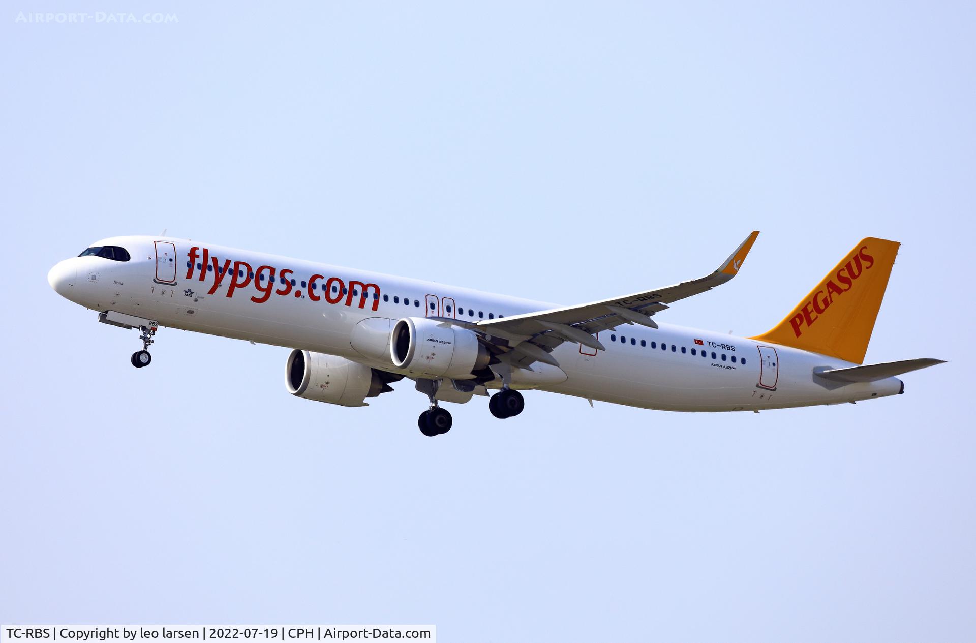 TC-RBS, 2022 Airbus A321-251NX C/N 10953, Copenhagen 19.7.2022