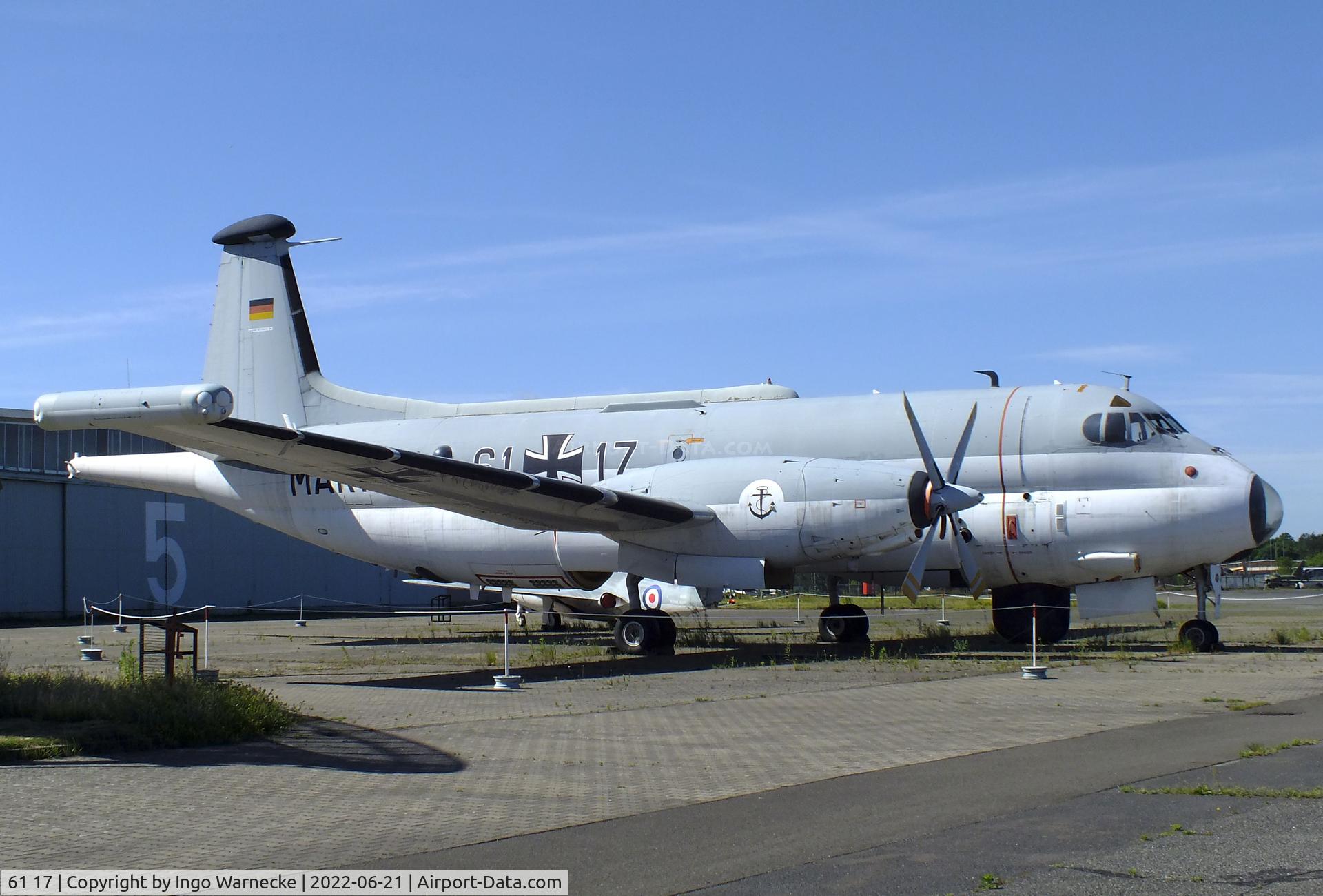 61 17, Breguet 1150 Atlantic C/N 34, Breguet Br.1150 Atlantic (ELINT-Version) at the MHM Berlin-Gatow (aka Luftwaffenmuseum, German Air Force Museum)