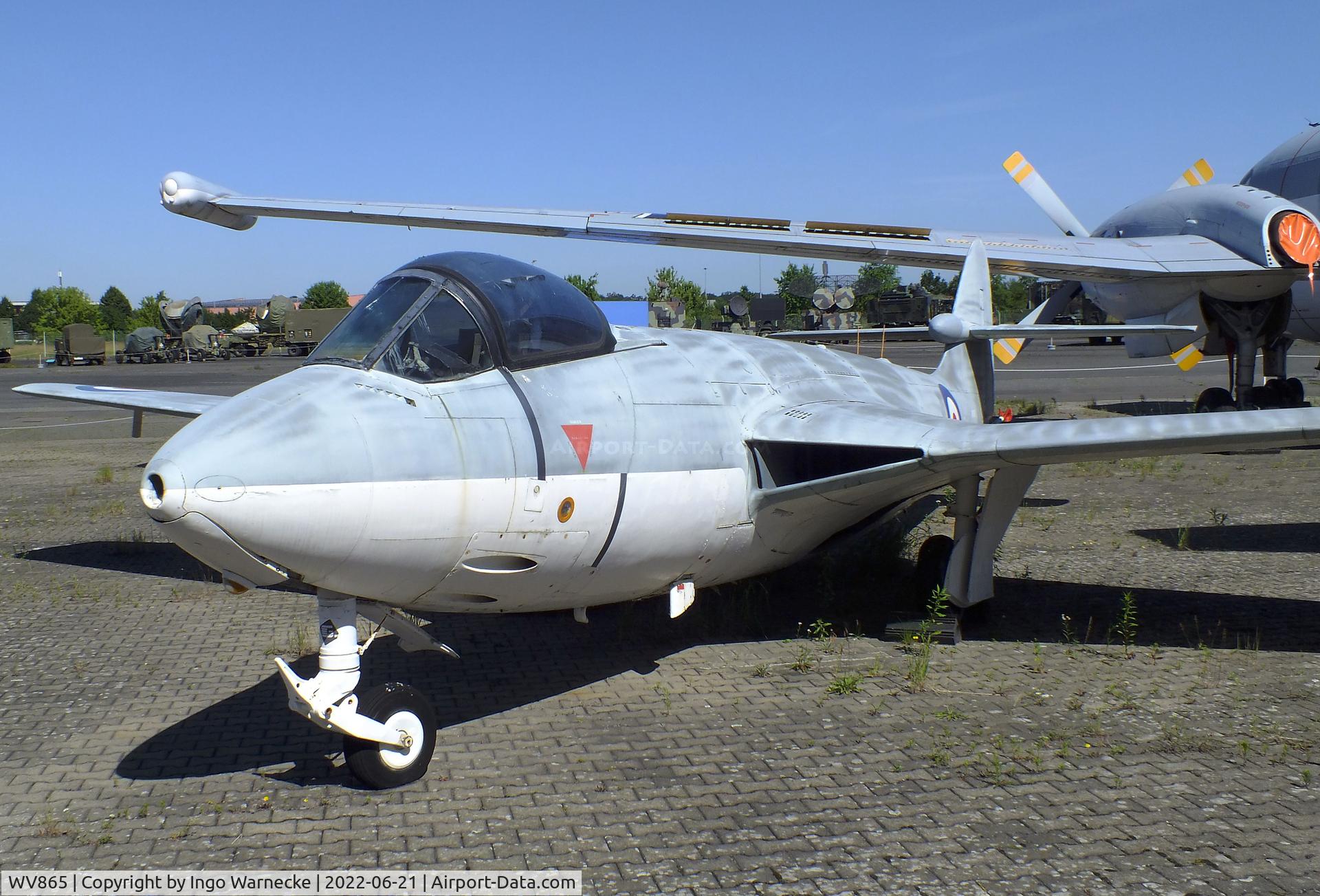 WV865, 1954 Hawker Sea Hawk FGA.6 C/N 6110, Hawker Sea Hawk FGA6 at the MHM Berlin-Gatow (aka Luftwaffenmuseum, German Air Force Museum)