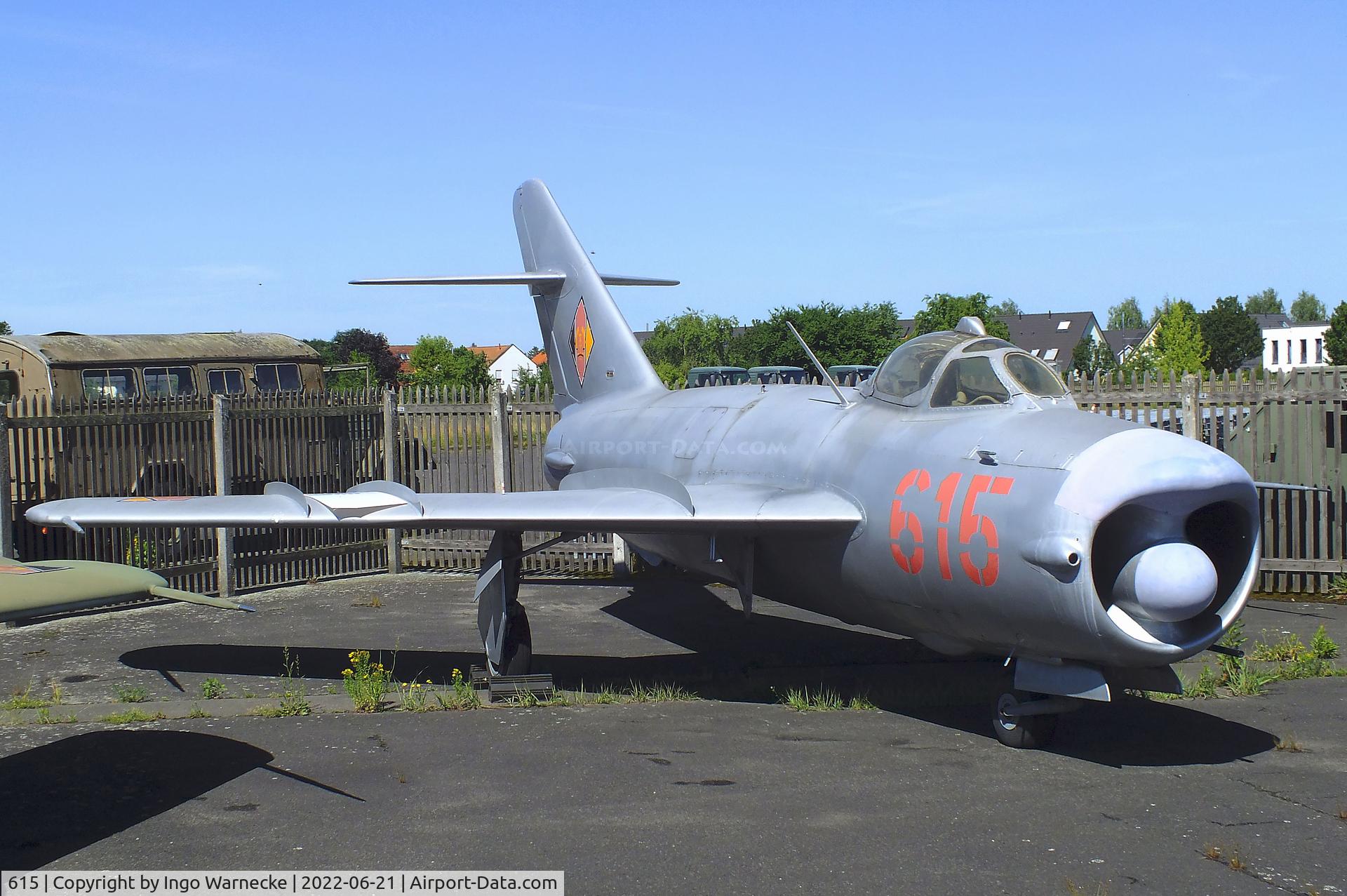 615, PZL-Mielec Lim-5P C/N 1D0208, PZL-Mielec Lim-5P (MiG-17PF) FRESCO-D at the MHM Berlin-Gatow (aka Luftwaffenmuseum, German Air Force Museum)