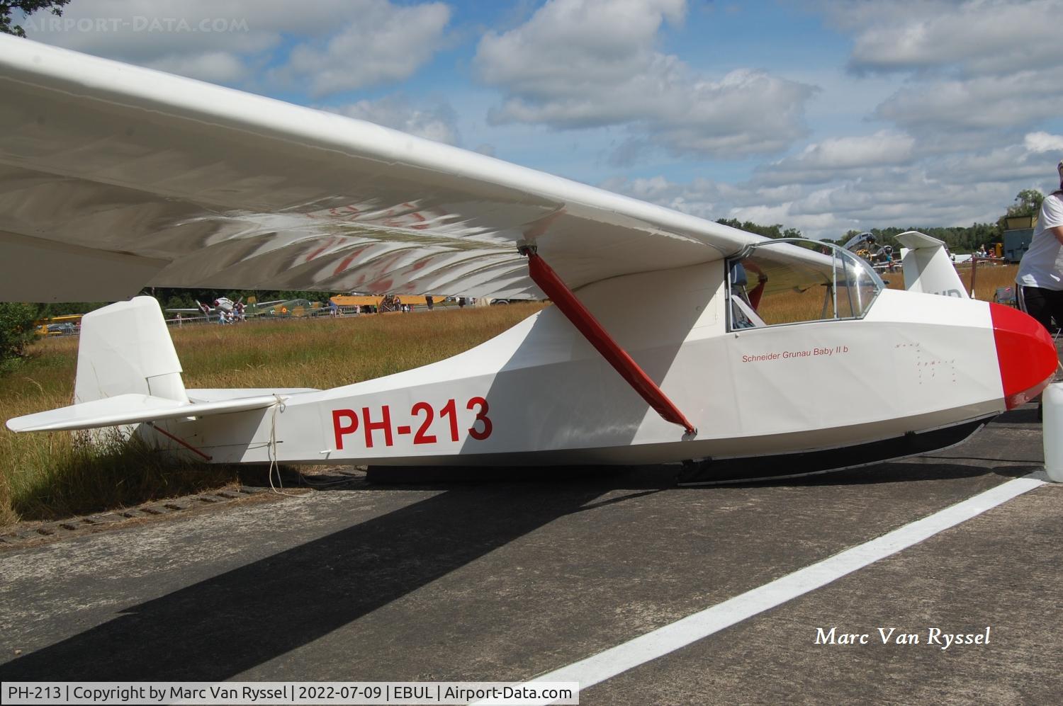 PH-213, 1955 Schneider Grunau Baby IIb C/N 92, At Ursel Avia 2022.