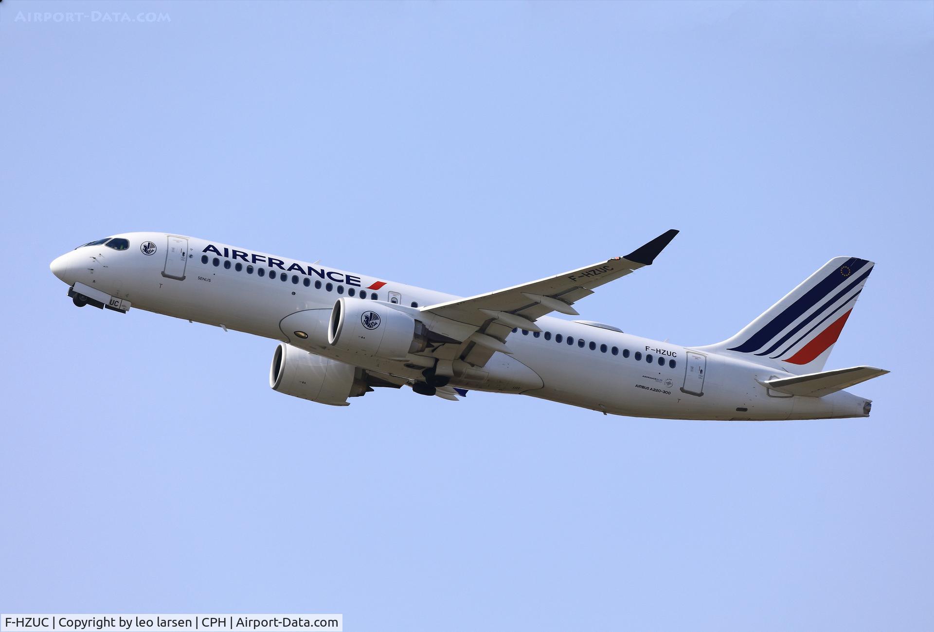 F-HZUC, 2021 Airbus A220-300 C/N 55140, Copenhagen 19.7.2022