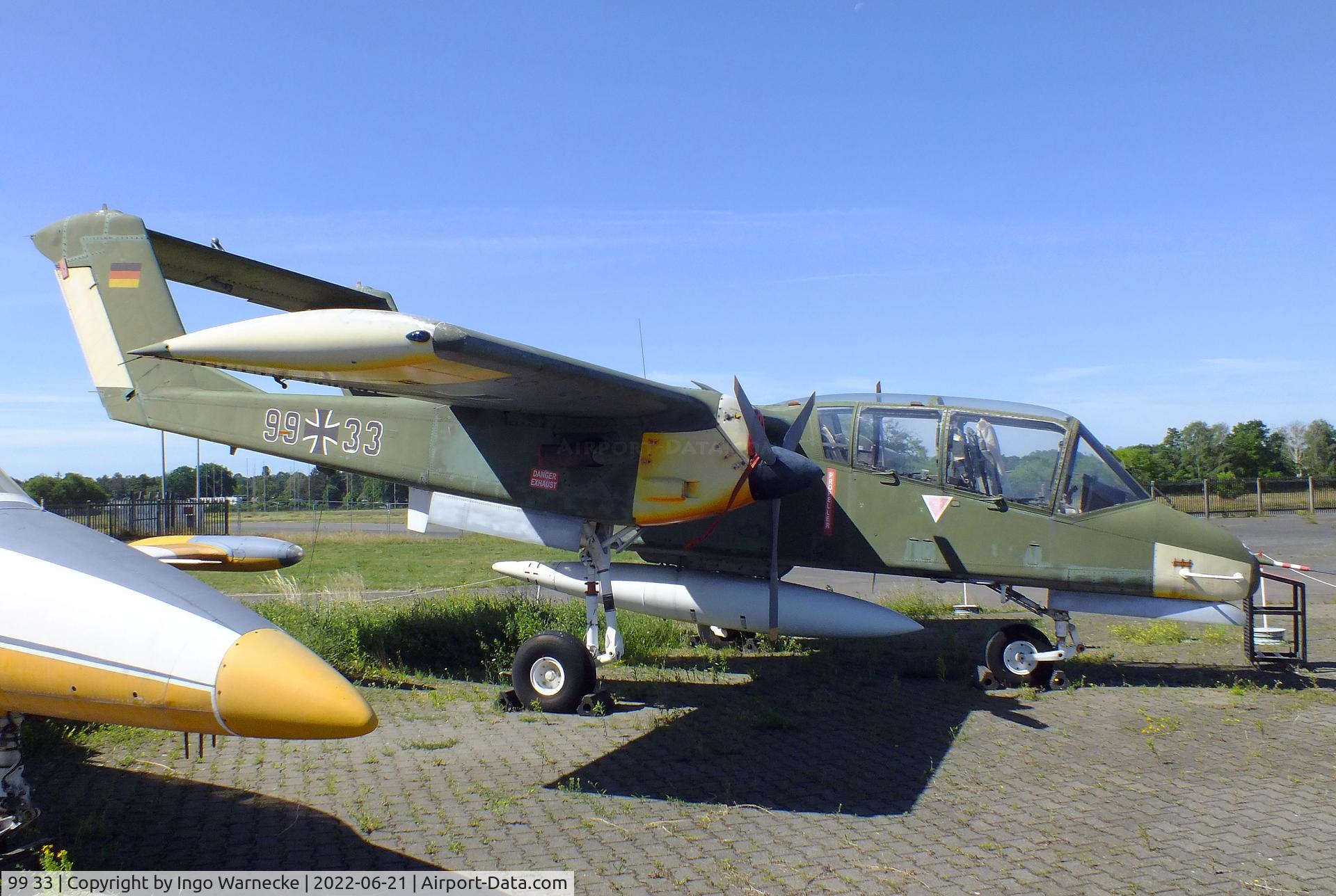 99 33, 1971 North American OV-10B Bronco C/N 338-18, North American OV-10B Bronco at the MHM Berlin-Gatow (aka Luftwaffenmuseum, German Air Force Museum)