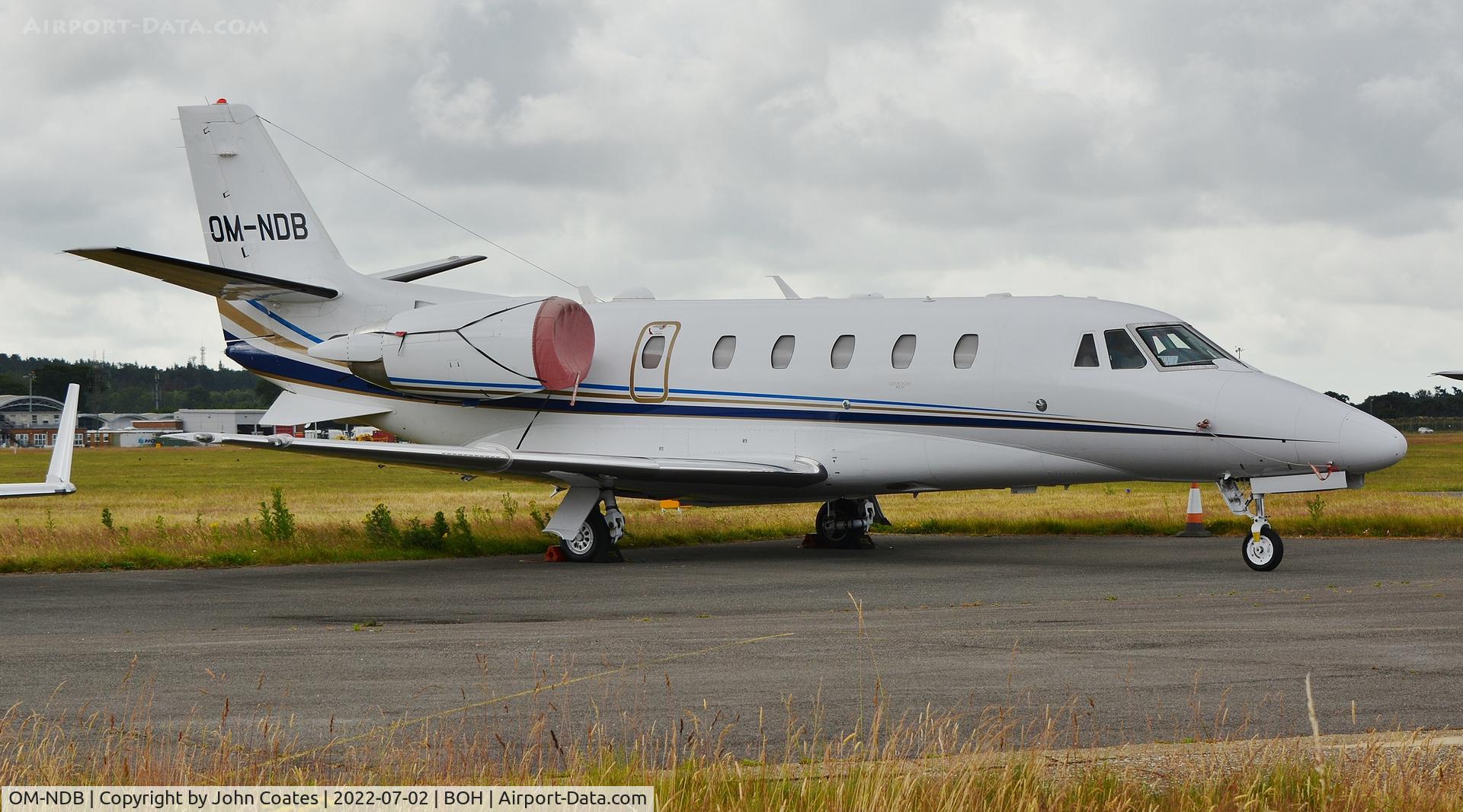 OM-NDB, Cessna Citation 560 XLS+ C/N 560-6148, Parked at Technicair ex N48XL and G-OJER