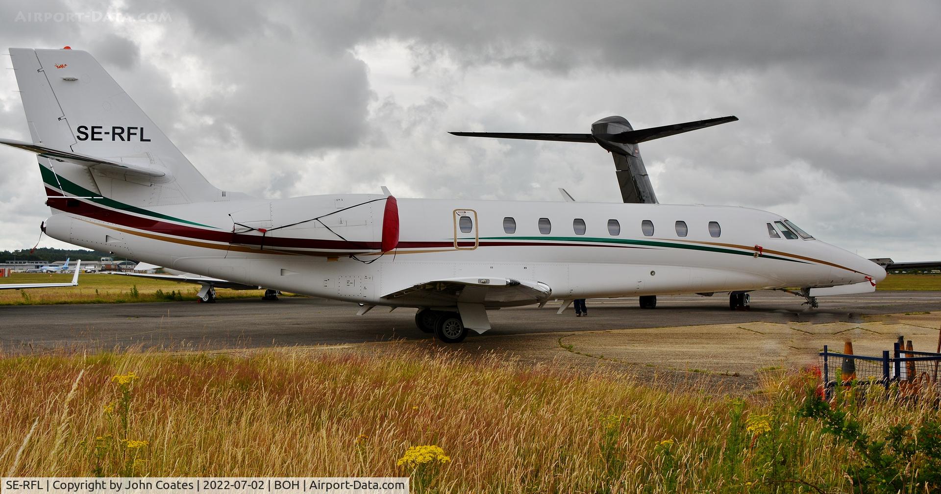 SE-RFL, 2009 Cessna 680 Citation Soveregin C/N 680-0276, Parked at Technicair