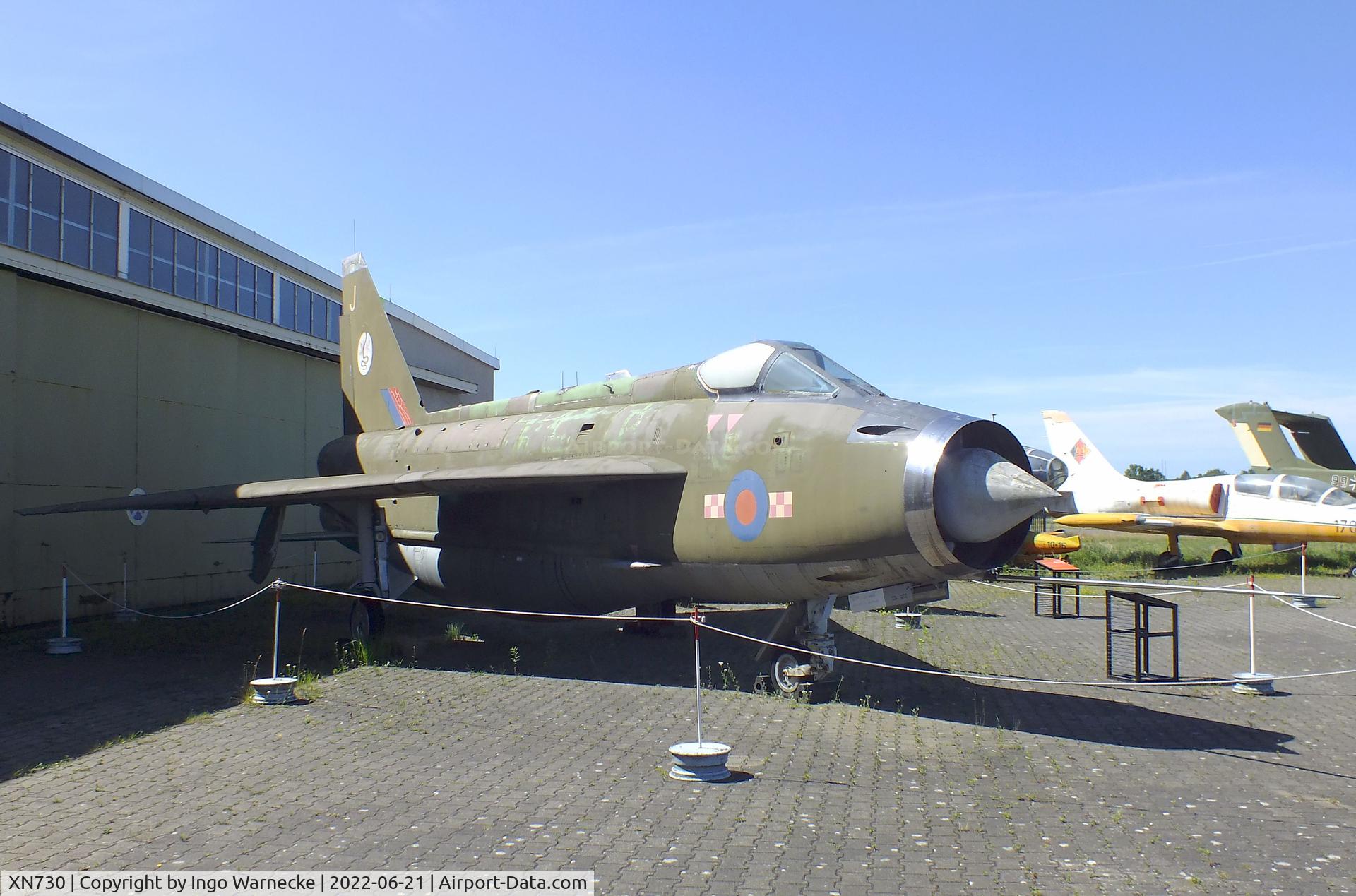 XN730, English Electric Lightning F.2A C/N 95107, English Electric (BAC) Lightning F2A at the MHM Berlin-Gatow (aka Luftwaffenmuseum, German Air Force Museum)
