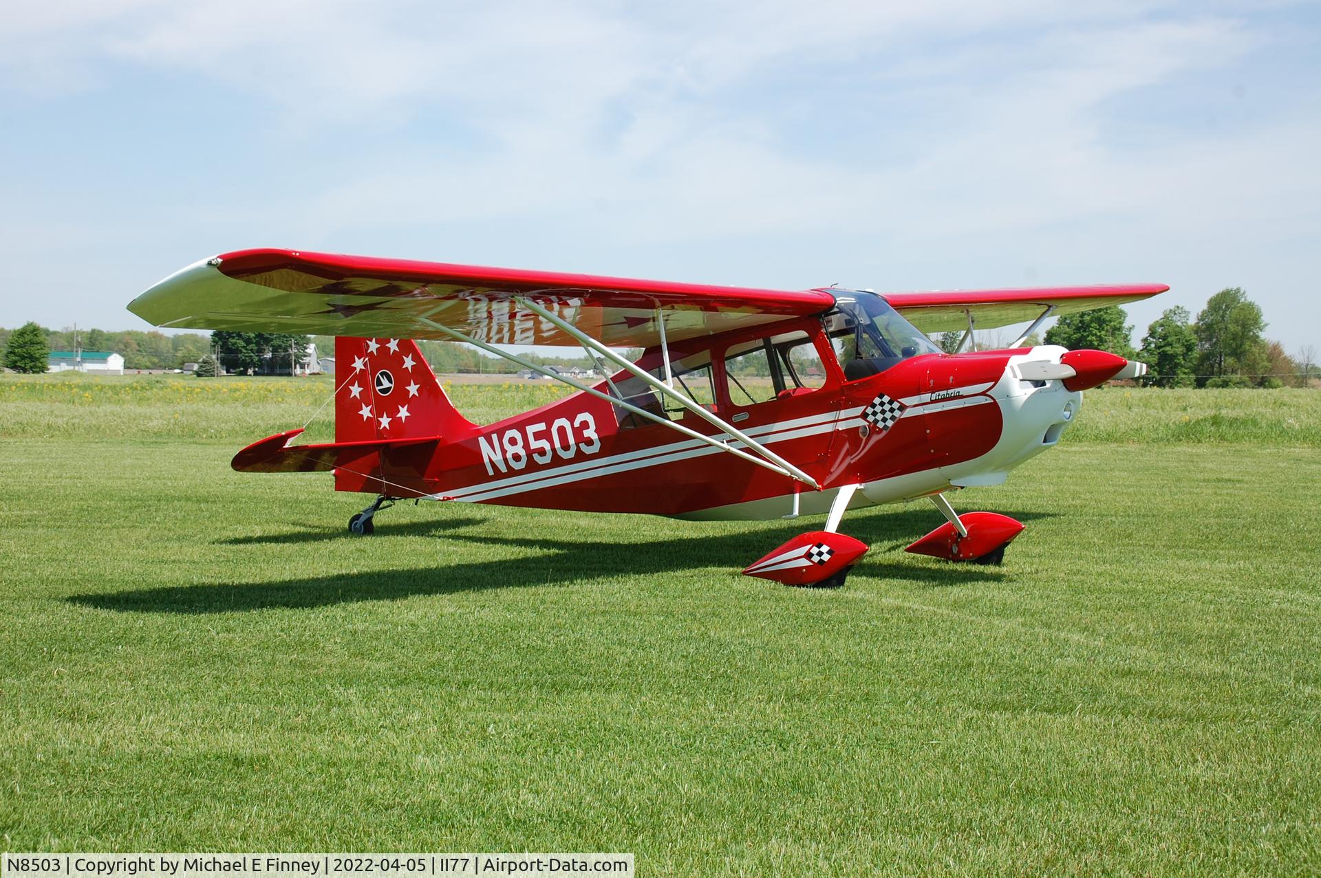 N8503, 1973 Bellanca 7ECA Citabria C/N 910-73, Rebuilt in 2022 by Mike Finney