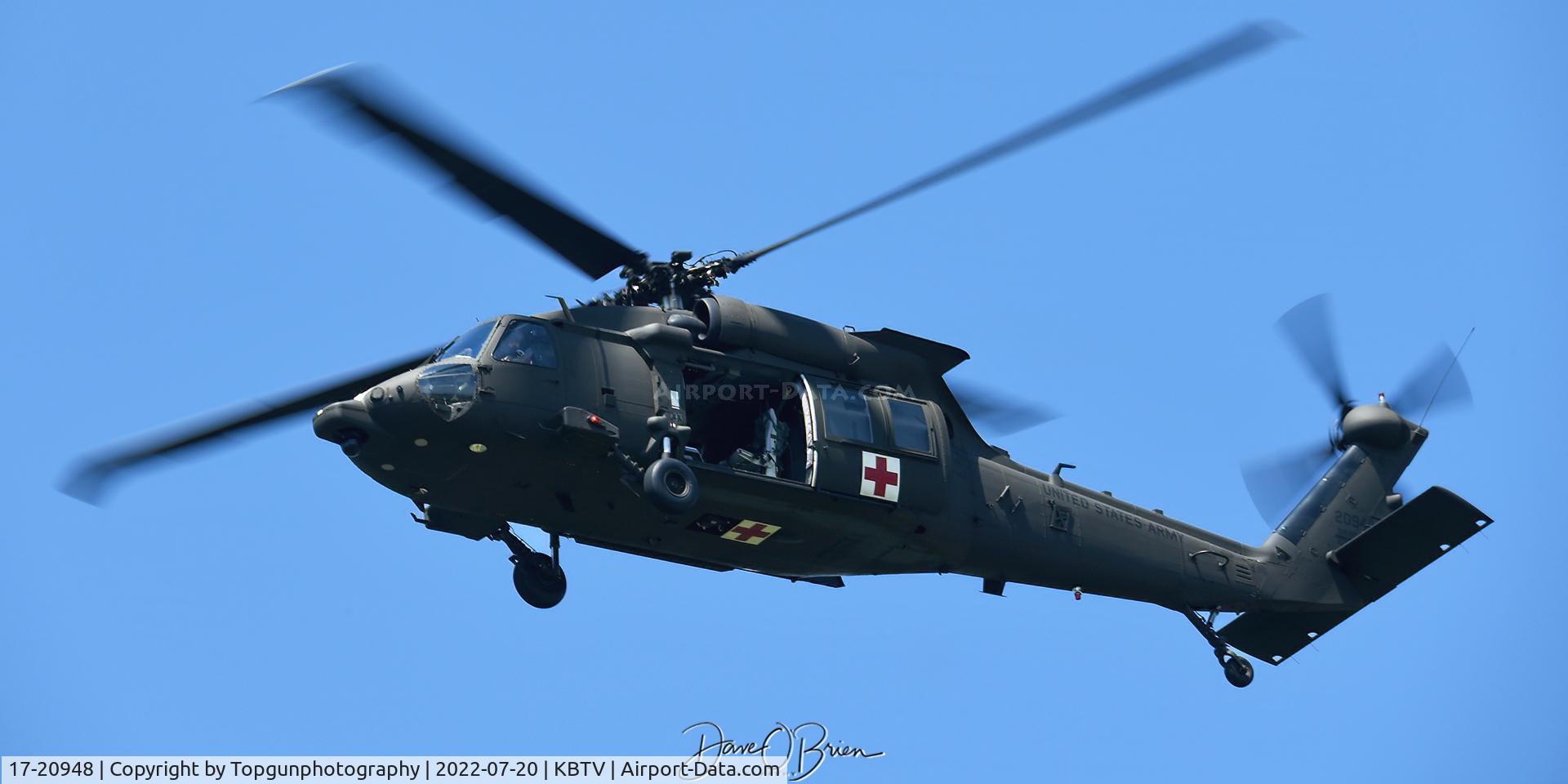 17-20948, 2018 Sikorsky HH-60M Black Hawk C/N Not found 17-20948, PATRIOT948 off the VT Guard ramp