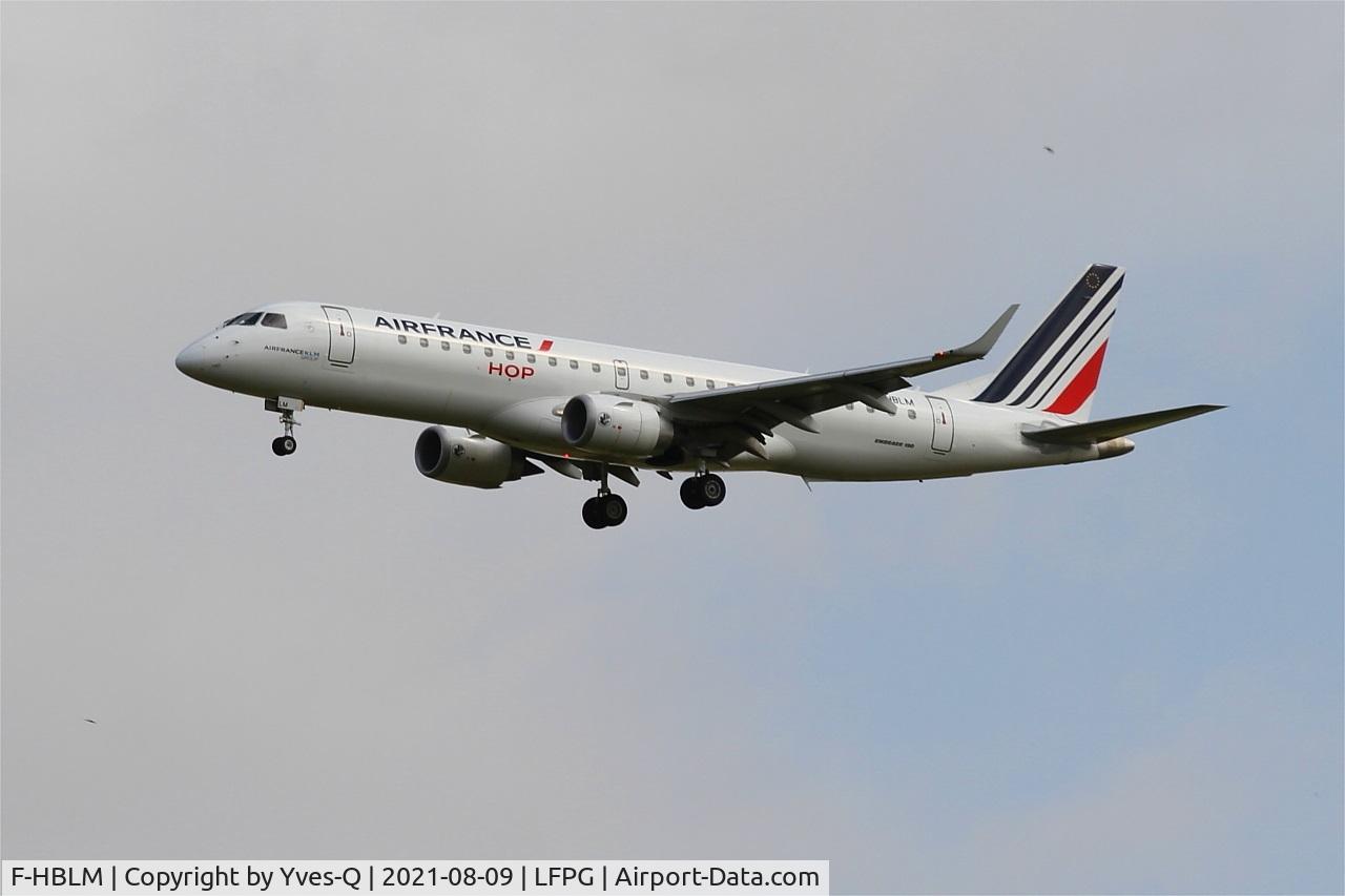 F-HBLM, 2019 Embraer 190STD (ERJ-190-100) C/N 190-00768, Embraer 190STD, On final rwy 26L, Roissy Charles De Gaulle airport (LFPG-CDG)