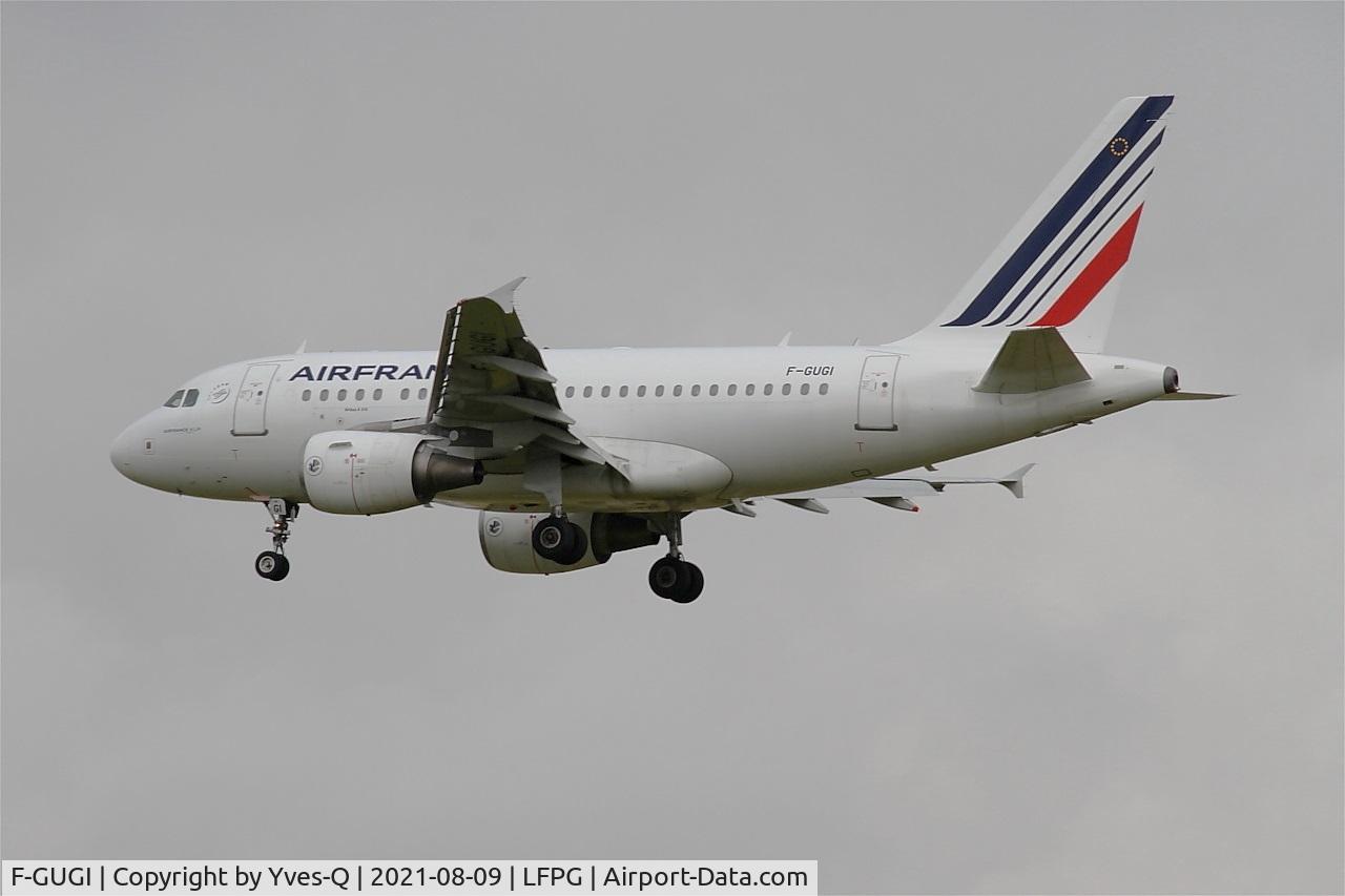 F-GUGI, 2004 Airbus A318-111 C/N 2350, Airbus A318-111, On final rwy 26L, Roissy Charles De Gaulle airport (LFPG-CDG)