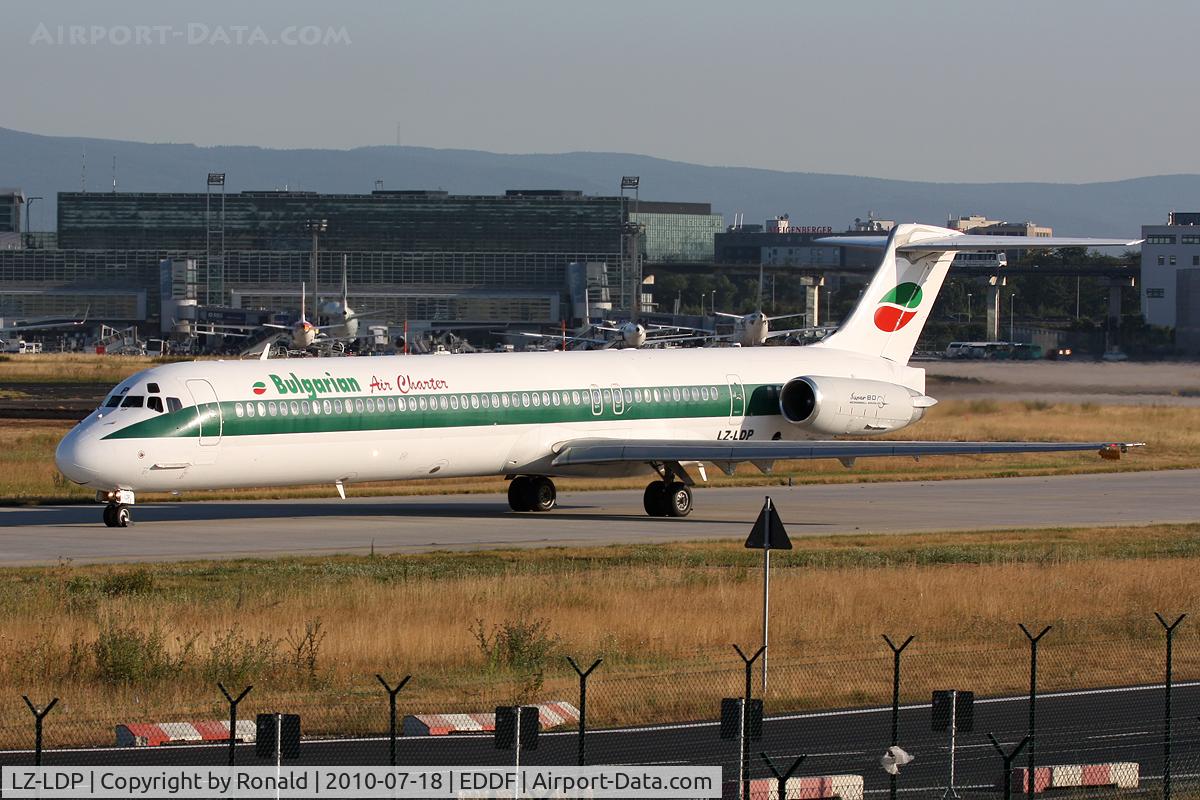 LZ-LDP, 1990 McDonnell Douglas MD-82 (DC-9-82) C/N 49973, at fra