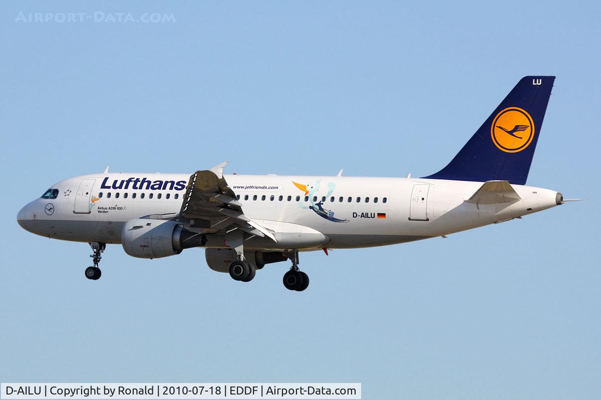 D-AILU, 1997 Airbus A319-114 C/N 744, at fra